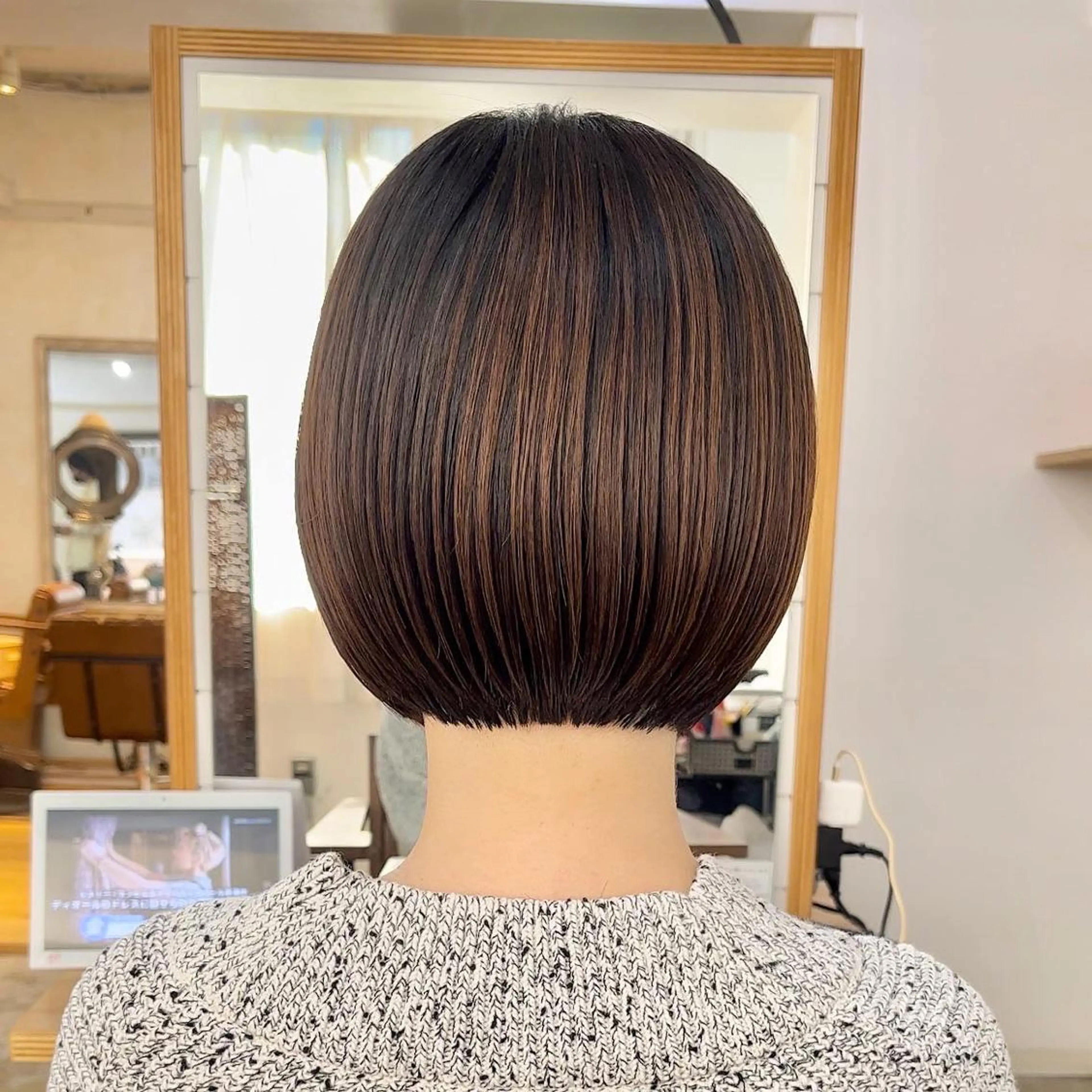 ショート カラー ボブ SALOWIN 横浜 8F所属・ショートヘア、ボブ こやさん　コヤマのヘアスタイル