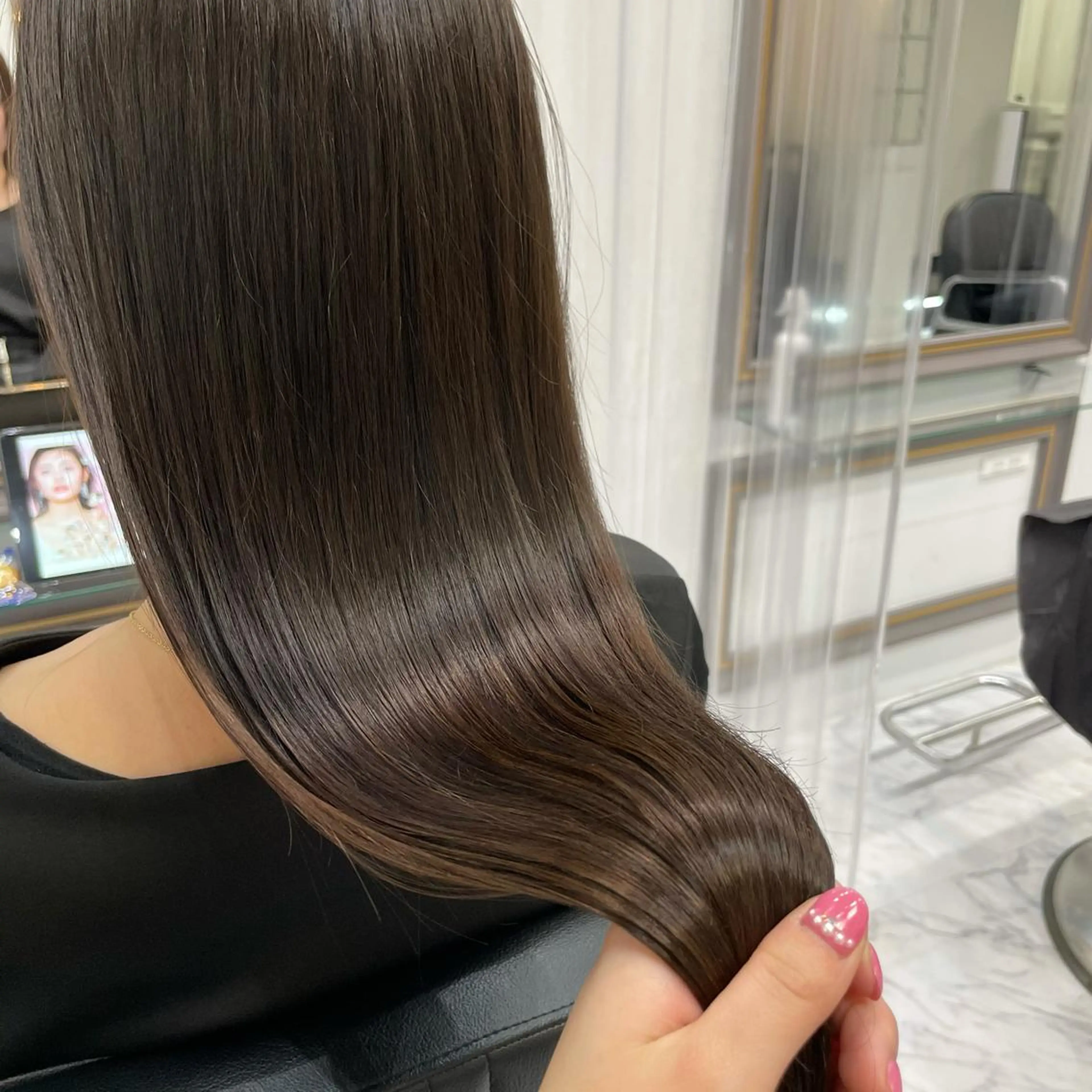 ロング カラー 透明感カラー 今村 南穂のヘアスタイル