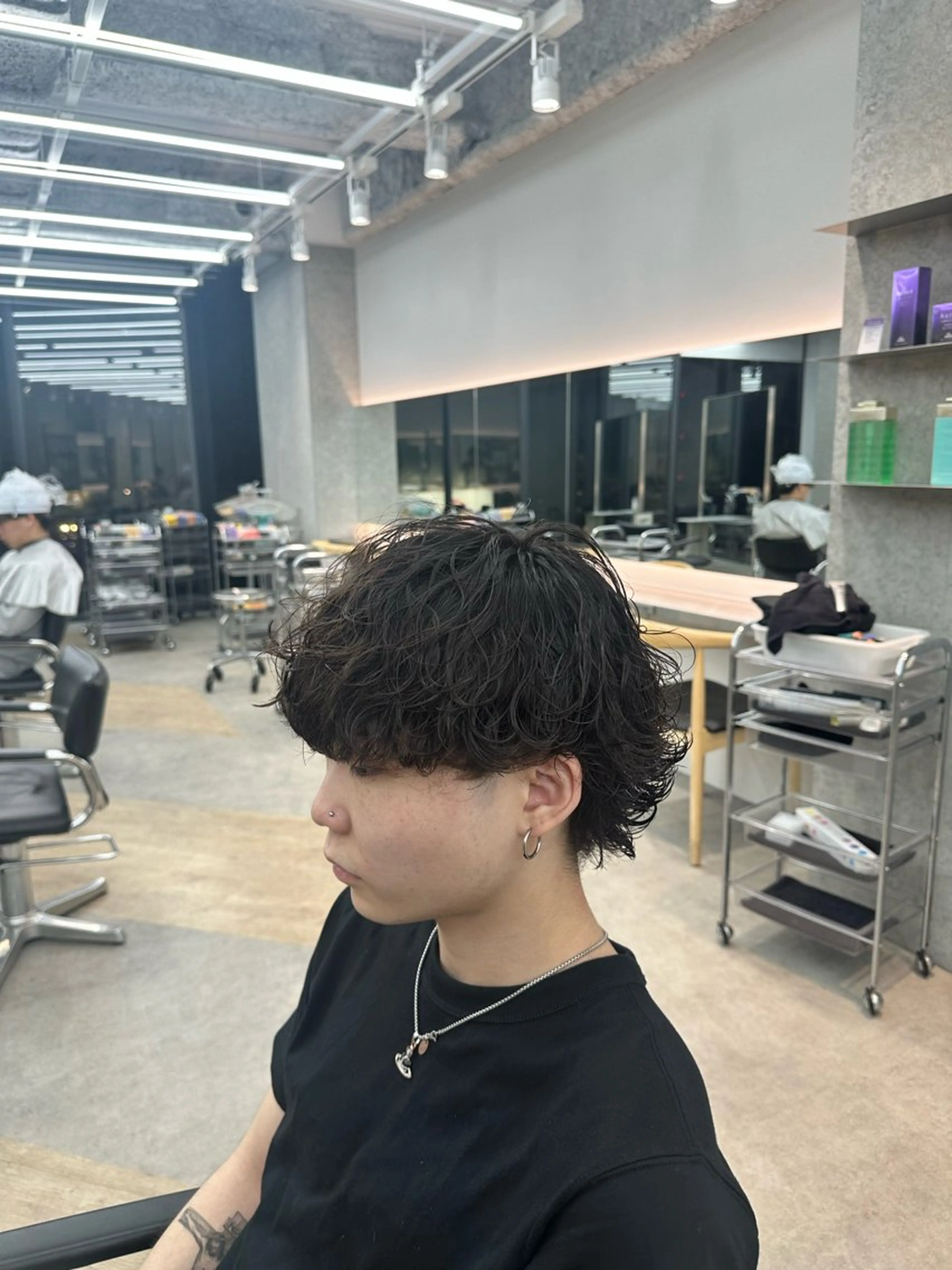 パーマ メンズ カット パーマ fifth 栄　メンズサロン所属・🌀メンズパーマ職人 🌀北村涼のヘアスタイル