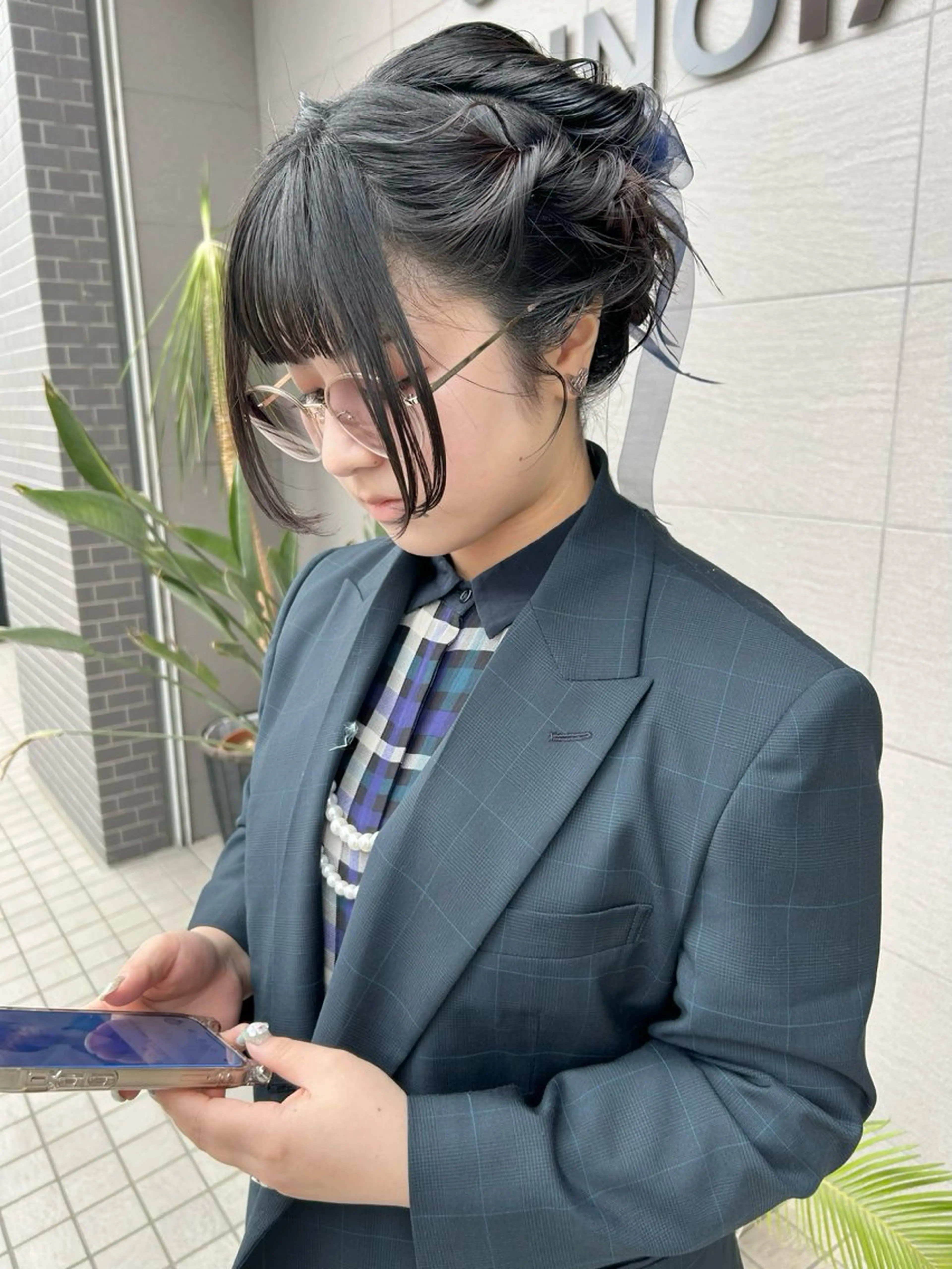 ショート ヘアセット ナカジマ ナナのヘアスタイル
