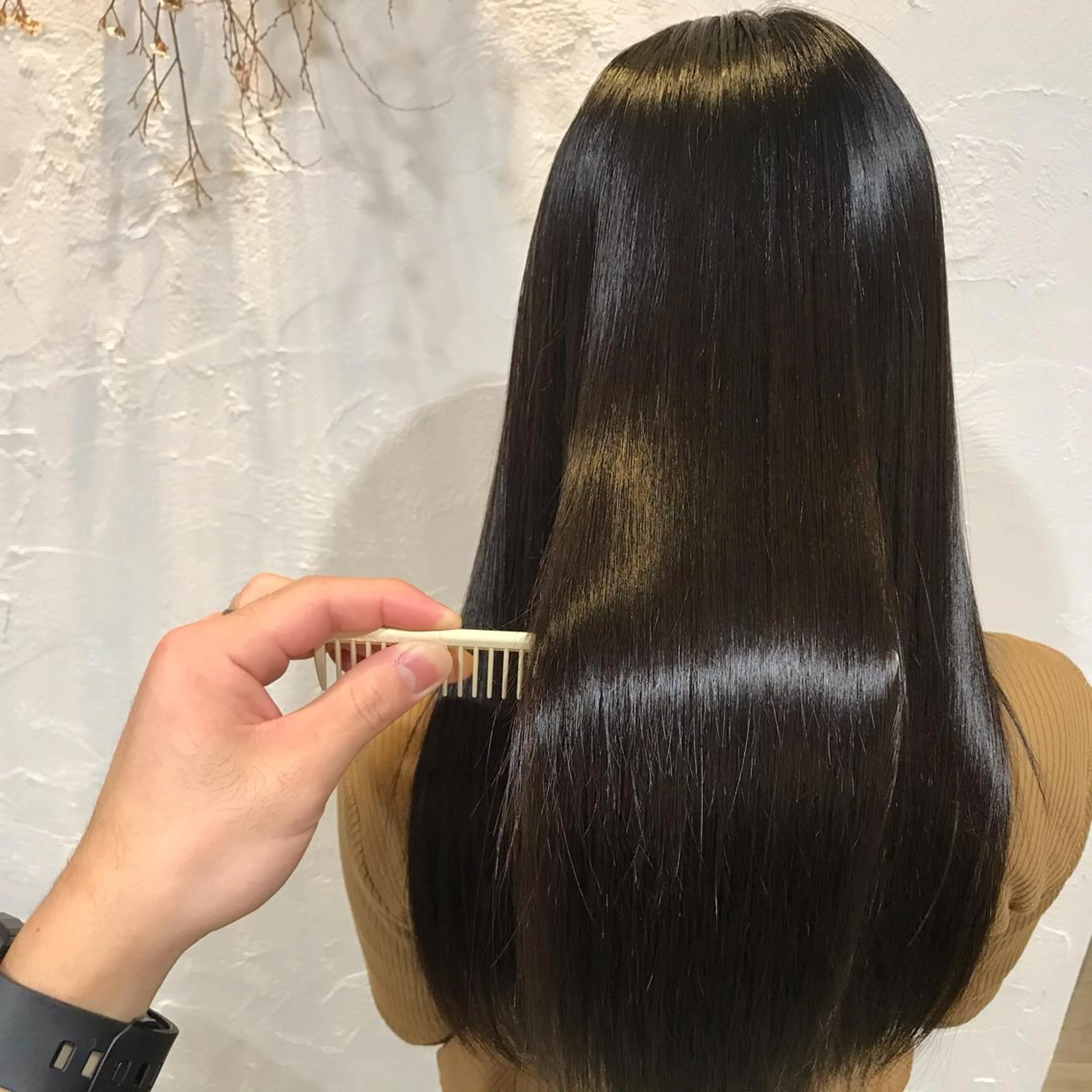 パーマ 縮毛矯正 安部 真輝のヘアスタイル