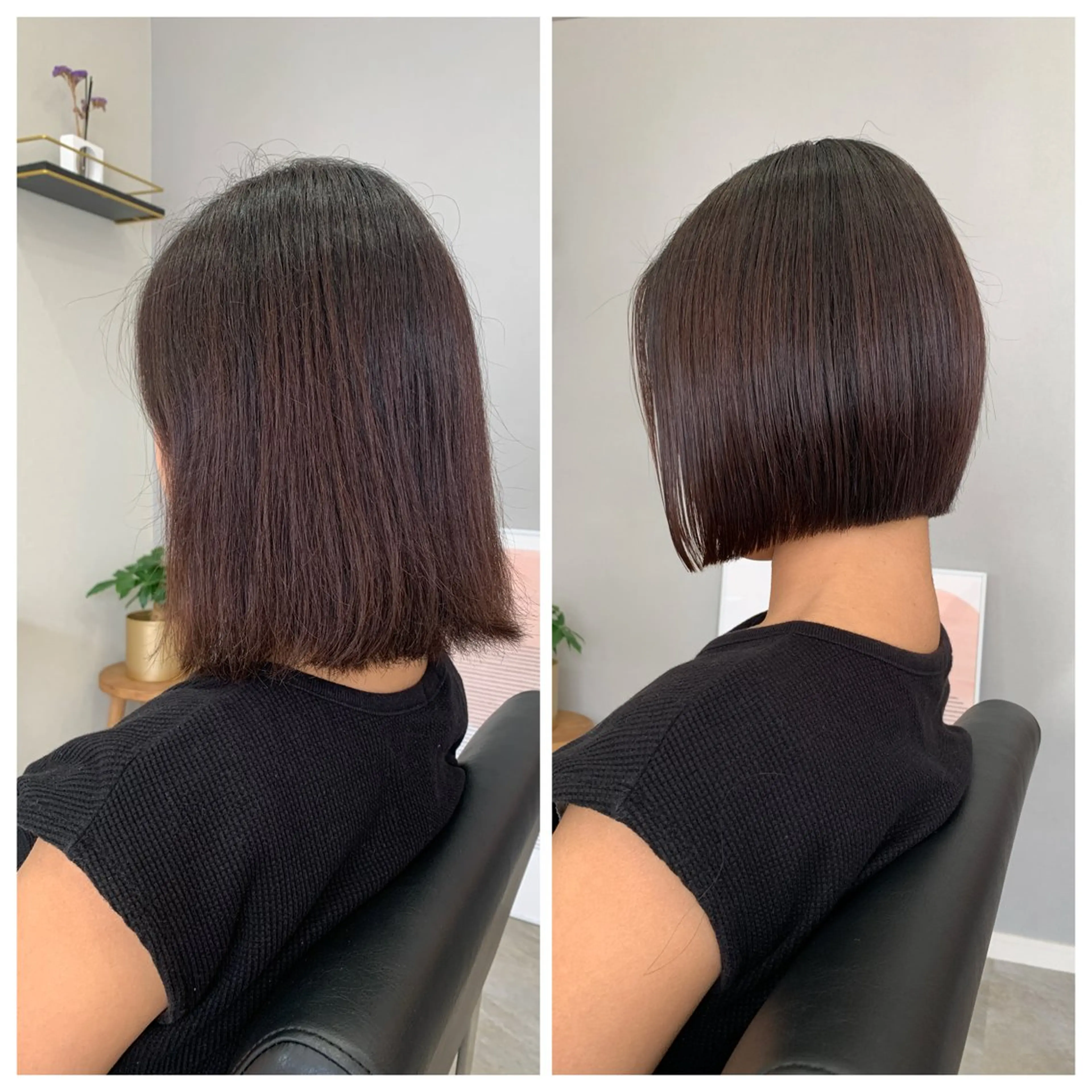 ショート ボブ カット 縮毛矯正 トリートメント en.【エン】所属・en.桐山 晃彦のヘアスタイル
