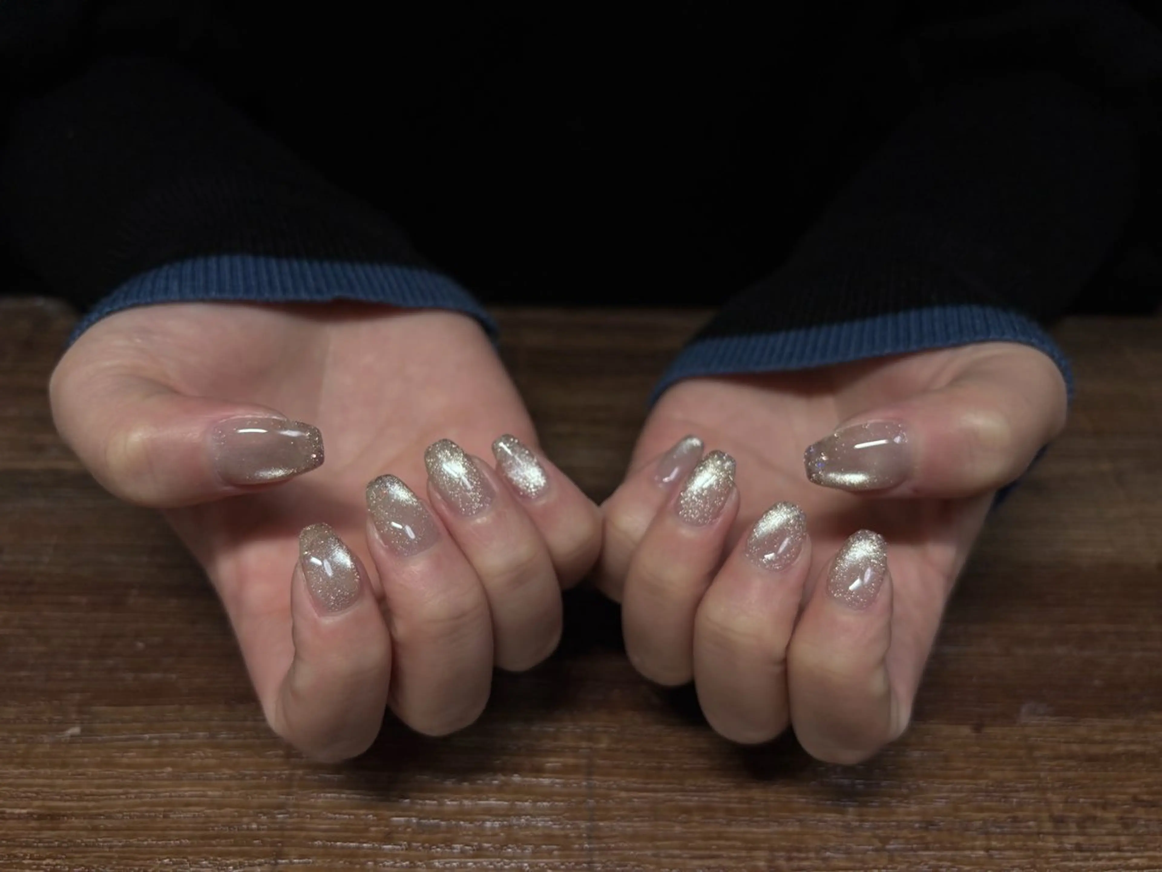 ネイル フラッシュネイル フラッシュマグ マグネットネイル ハンドネイル nayu nailのネイルデザイン