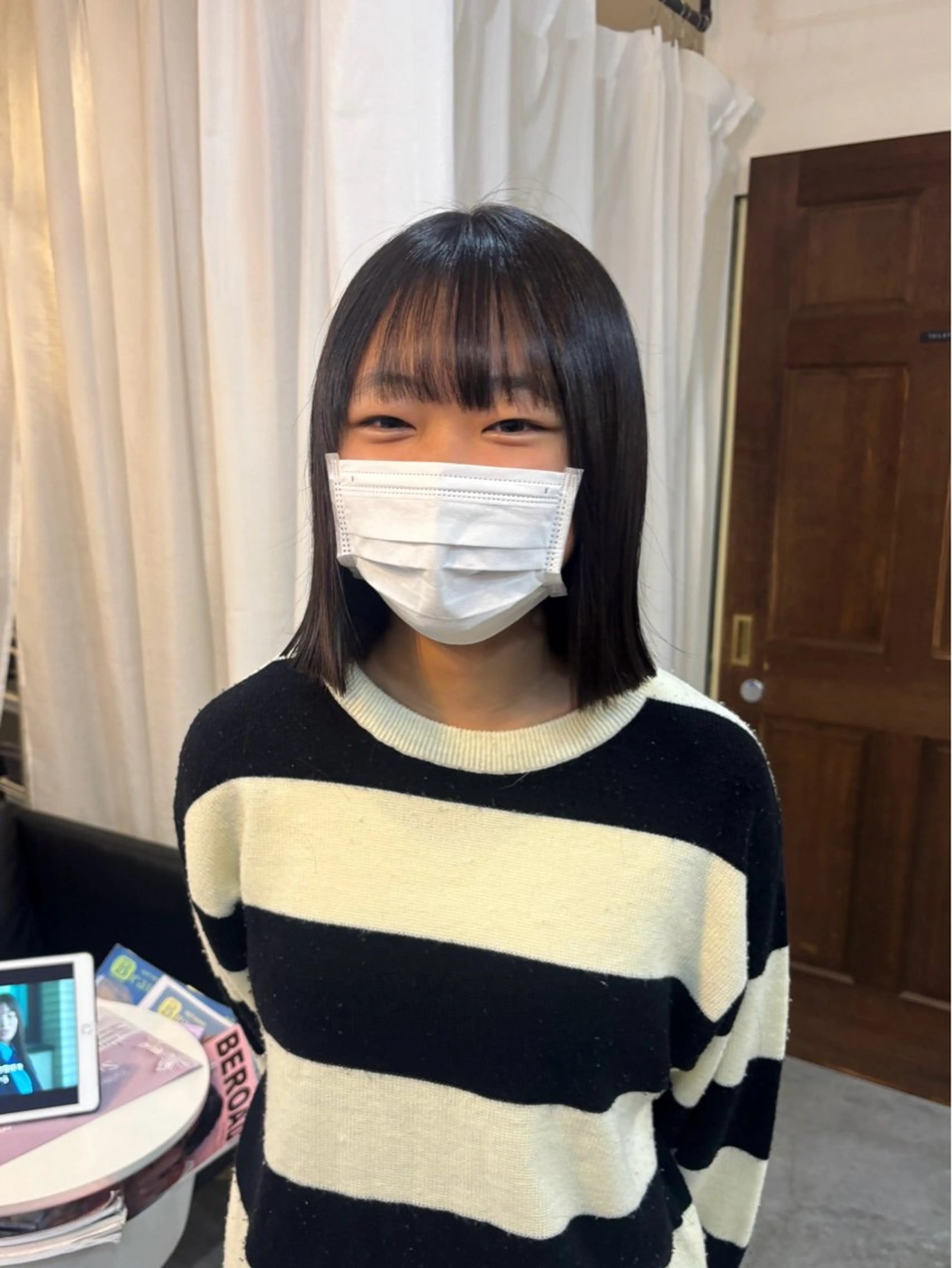 ミディアム ボブ 外ハネヘア ボブ/可愛いスタイル ⠀ゆらのヘアスタイル