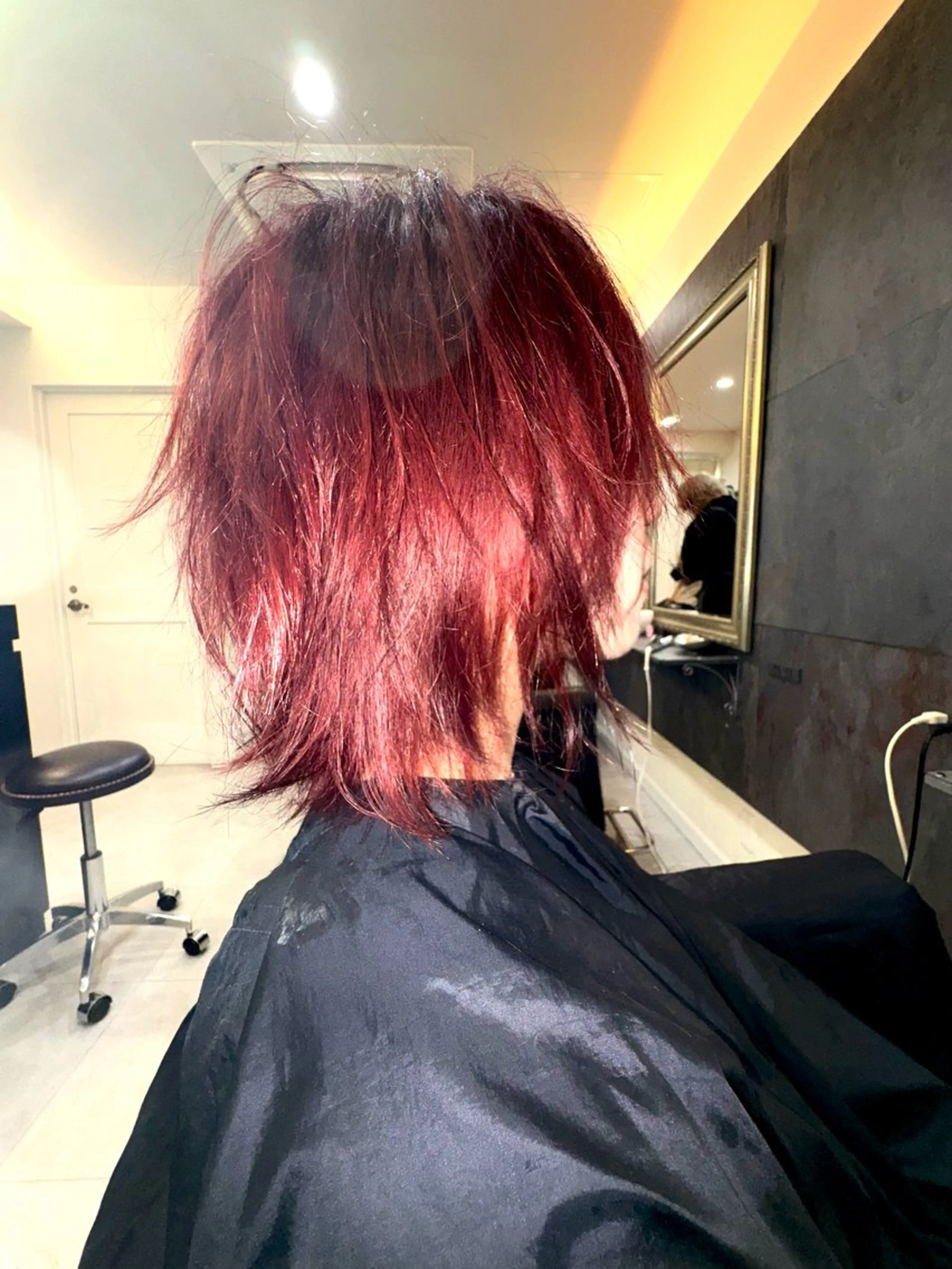 ミディアム シャギー ウルフカット カット トリートメント ハイトーン/レイヤー /ウルフ⭐️永田⭐️のヘアスタイル