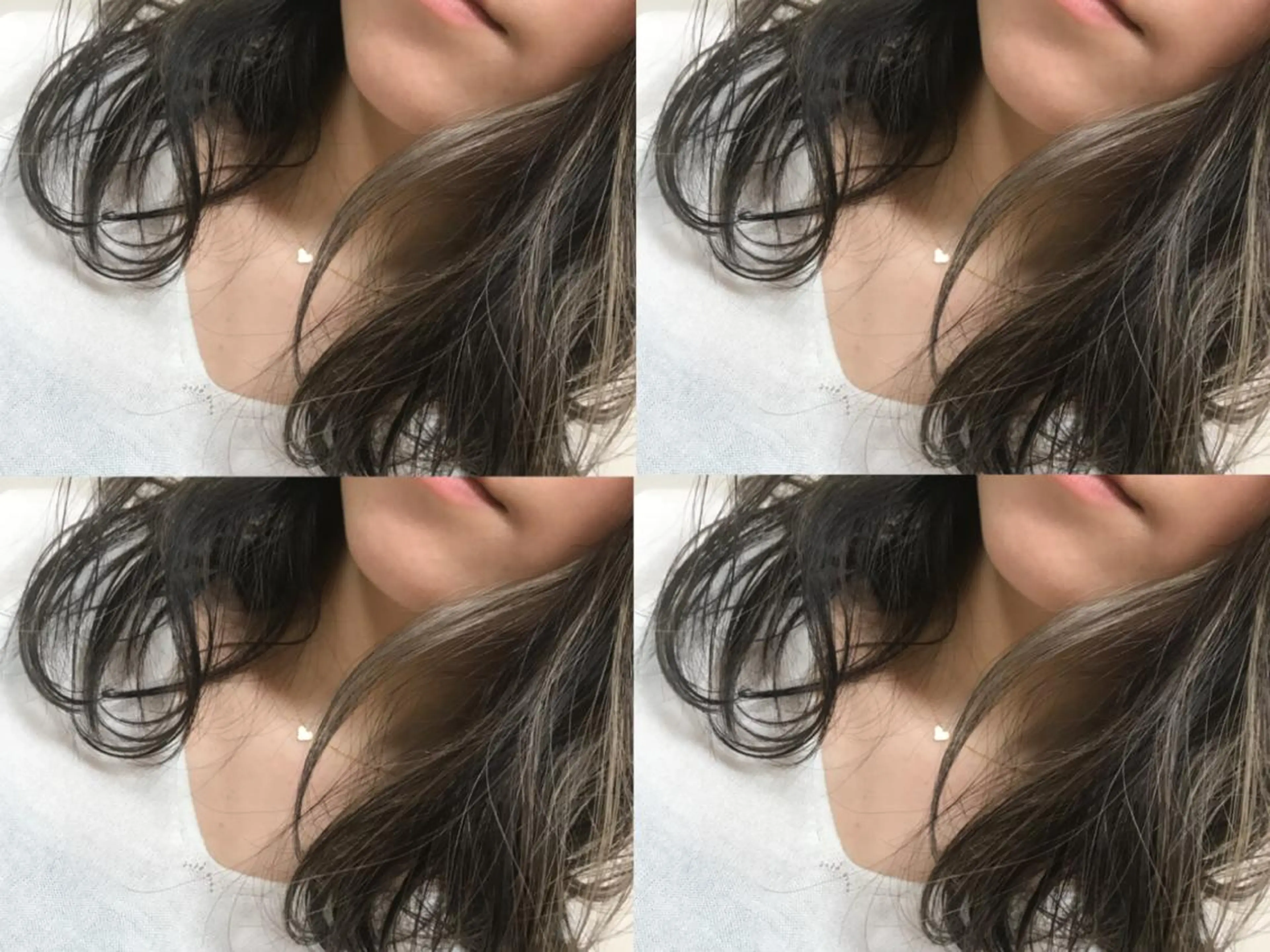 セミロング ヘアカラー トリートメント デザインカラー🕊 石井萌のヘアスタイル