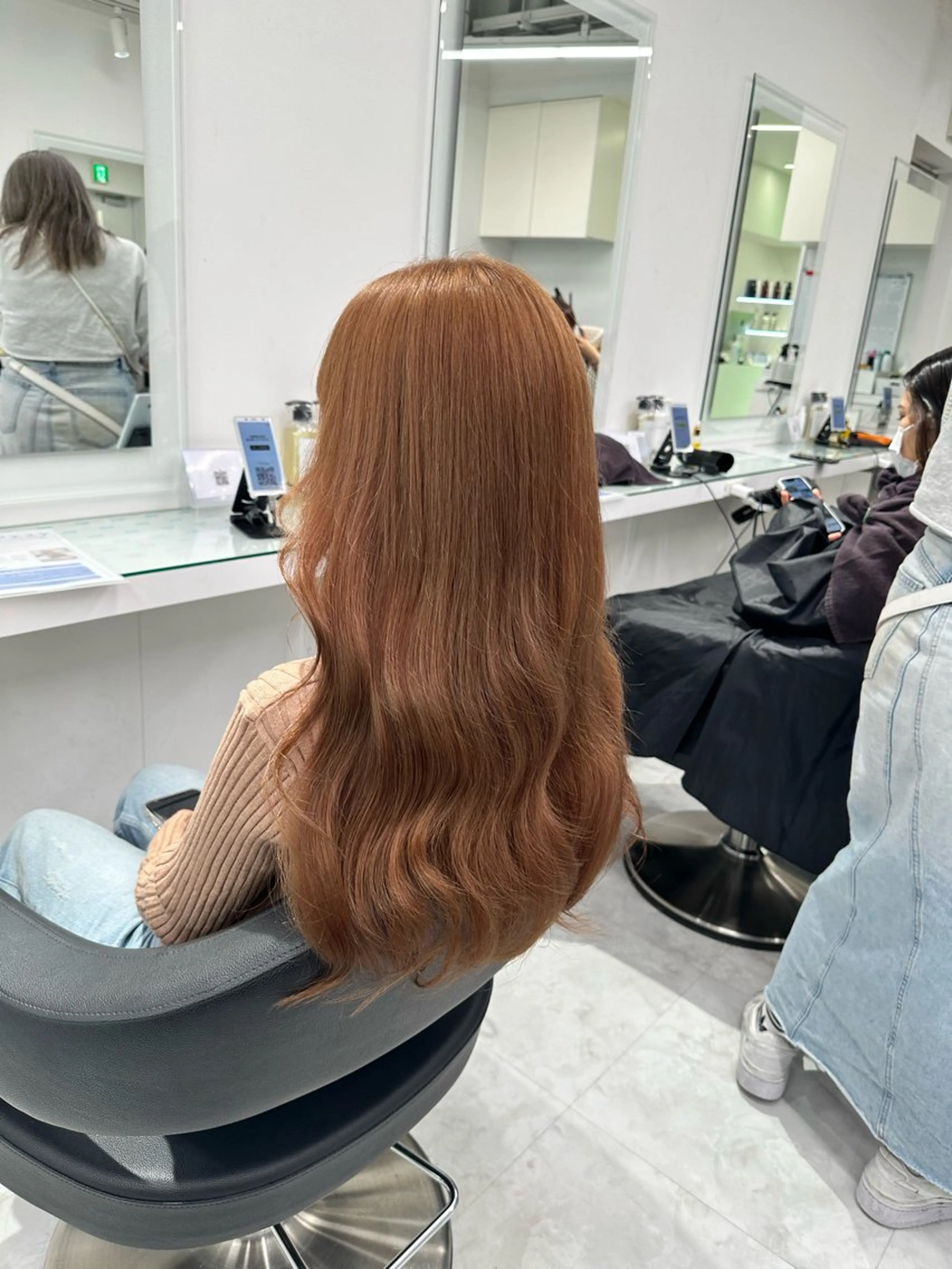 カラー マンツーマン/原宿/ 透明感カラー⭐️のヘアスタイル