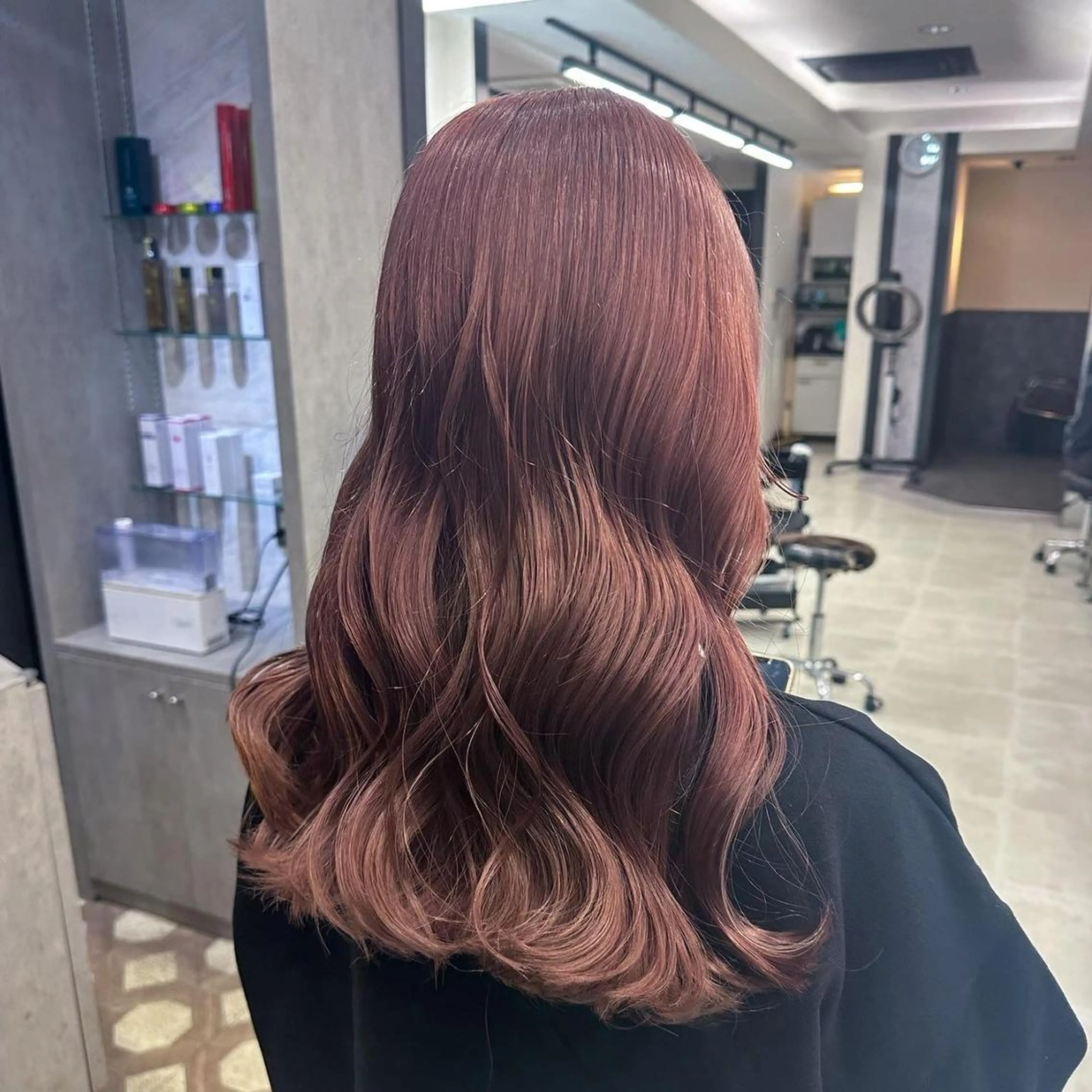 セミロング カラー ヘアカラー トリートメント JILL by GiseL/天神のヘアスタイル