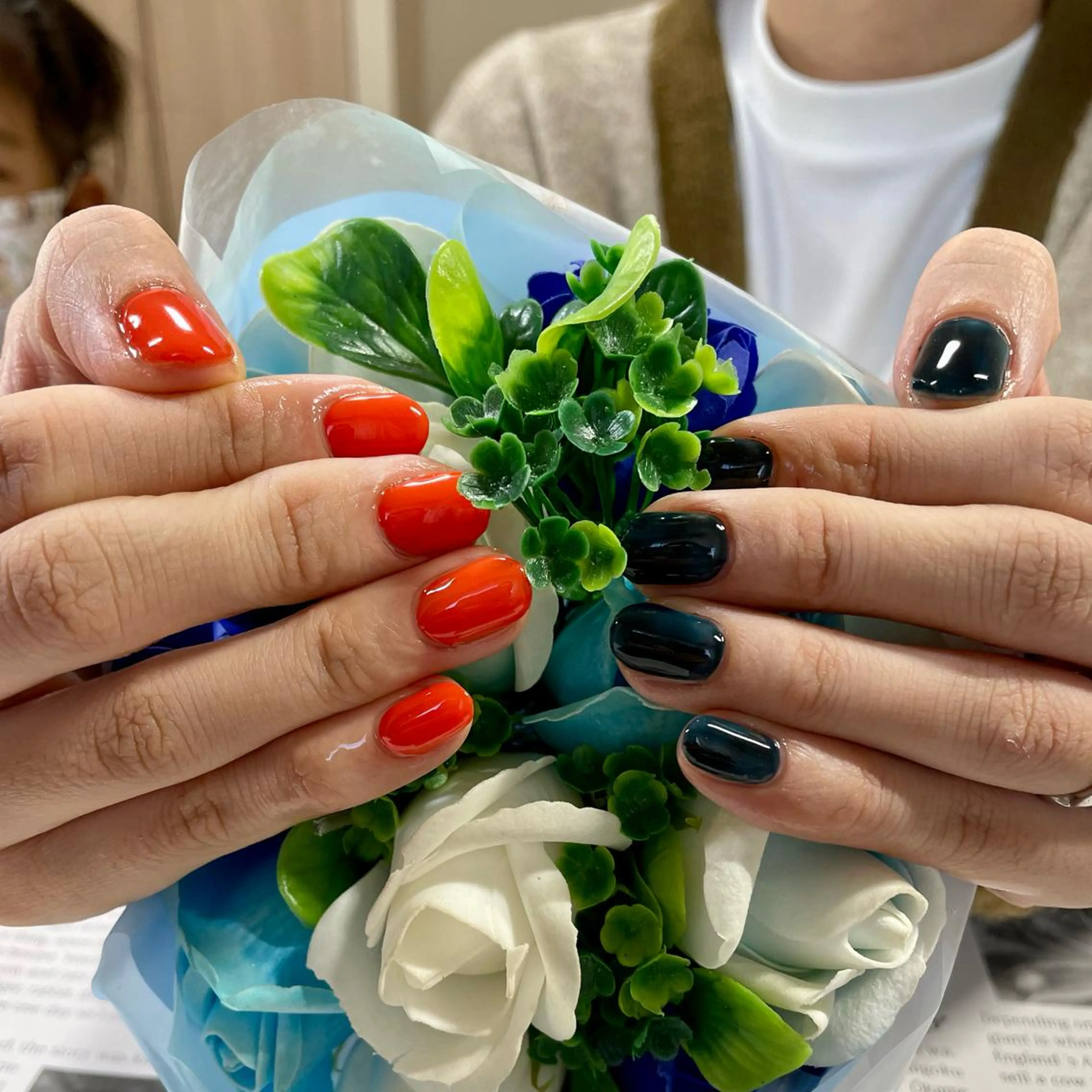 ネイル ワンカラーネイル 奥園 良恵のネイルデザイン