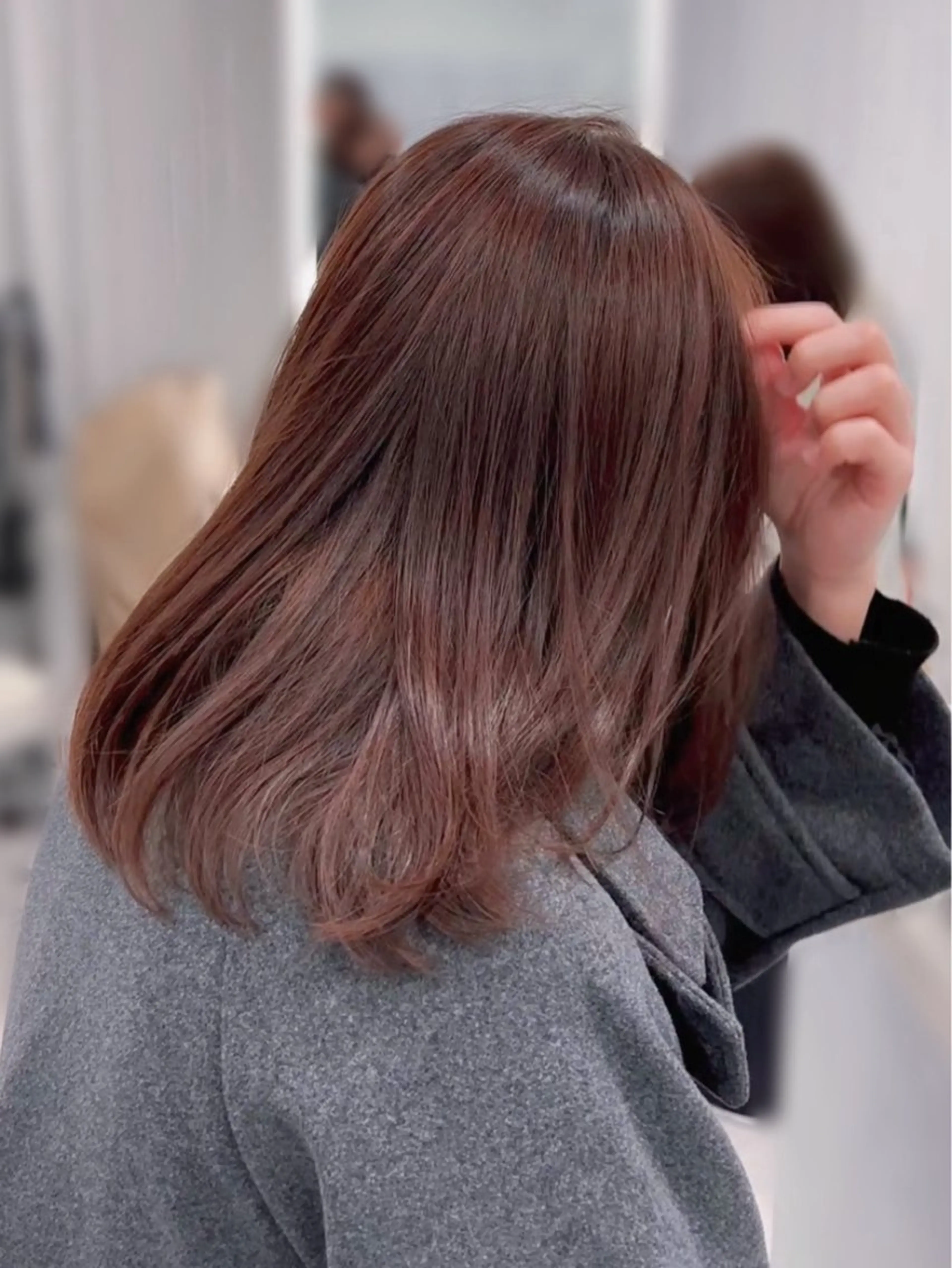 ミディアム カット ヘアカラー トリートメント 最高の似合わせ🪽 韓国っぽ🇰🇷後藤のヘアスタイル