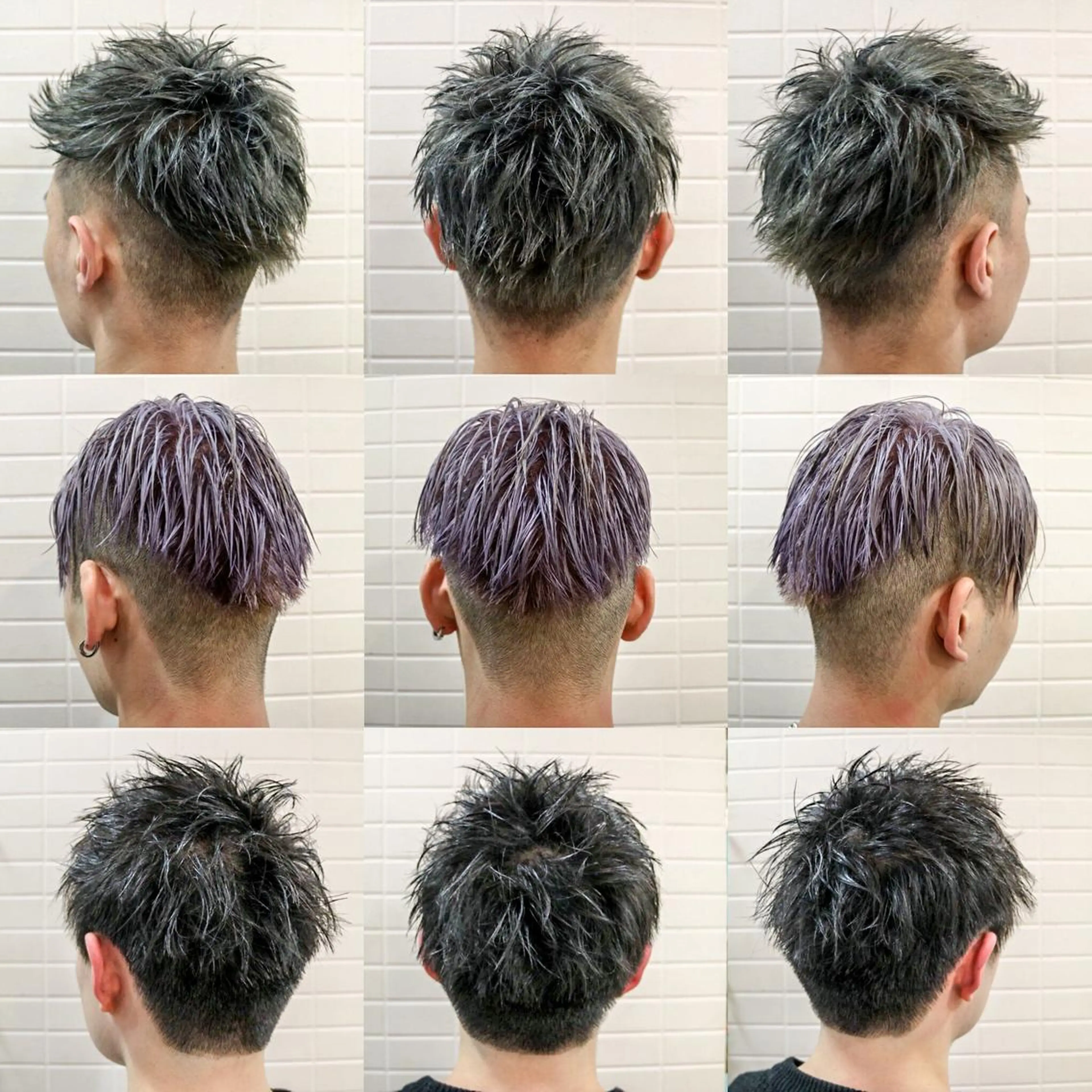 ショート カラー パーマ メンズ ⭐️口コミ5.0⭐️ 当日予約可能👌🏼のヘアスタイル