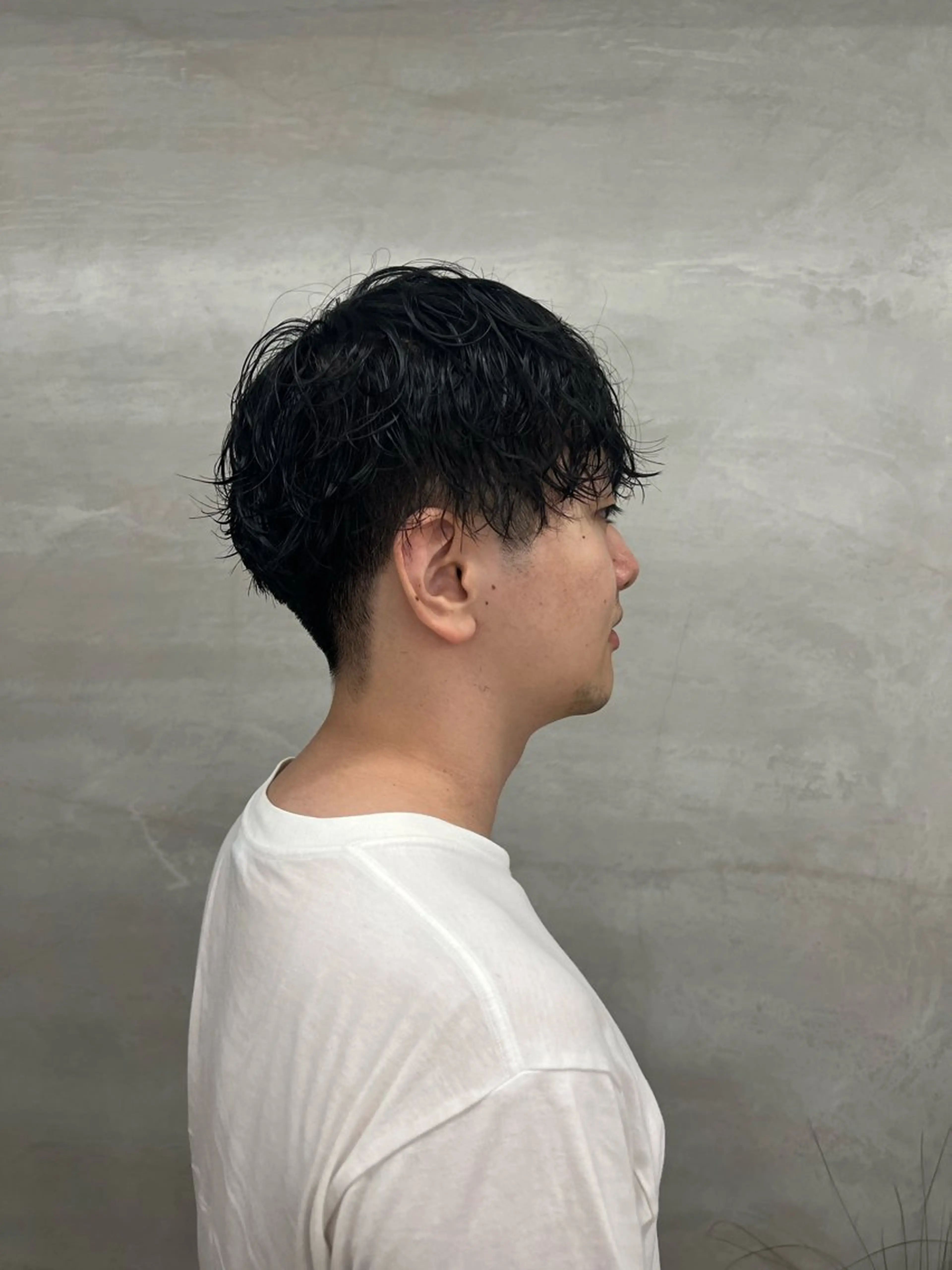 パーマ メンズ カット パーマ ｻｶﾓﾄ ﾅｵﾐのヘアスタイル