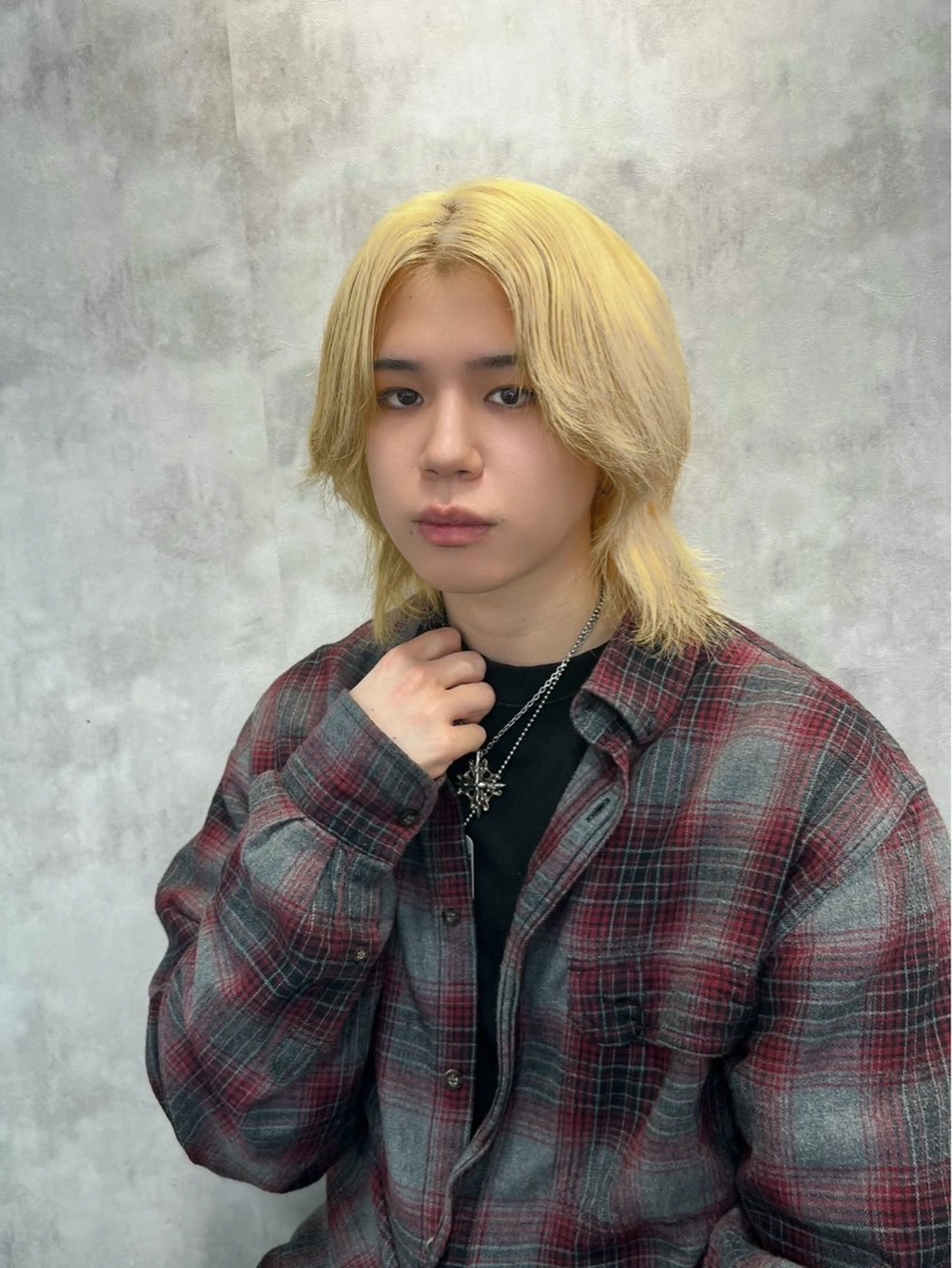 カラー パーマ メンズ ブロンド ヘアカラー トリートメント STANCE MEN'S公式のヘアスタイル