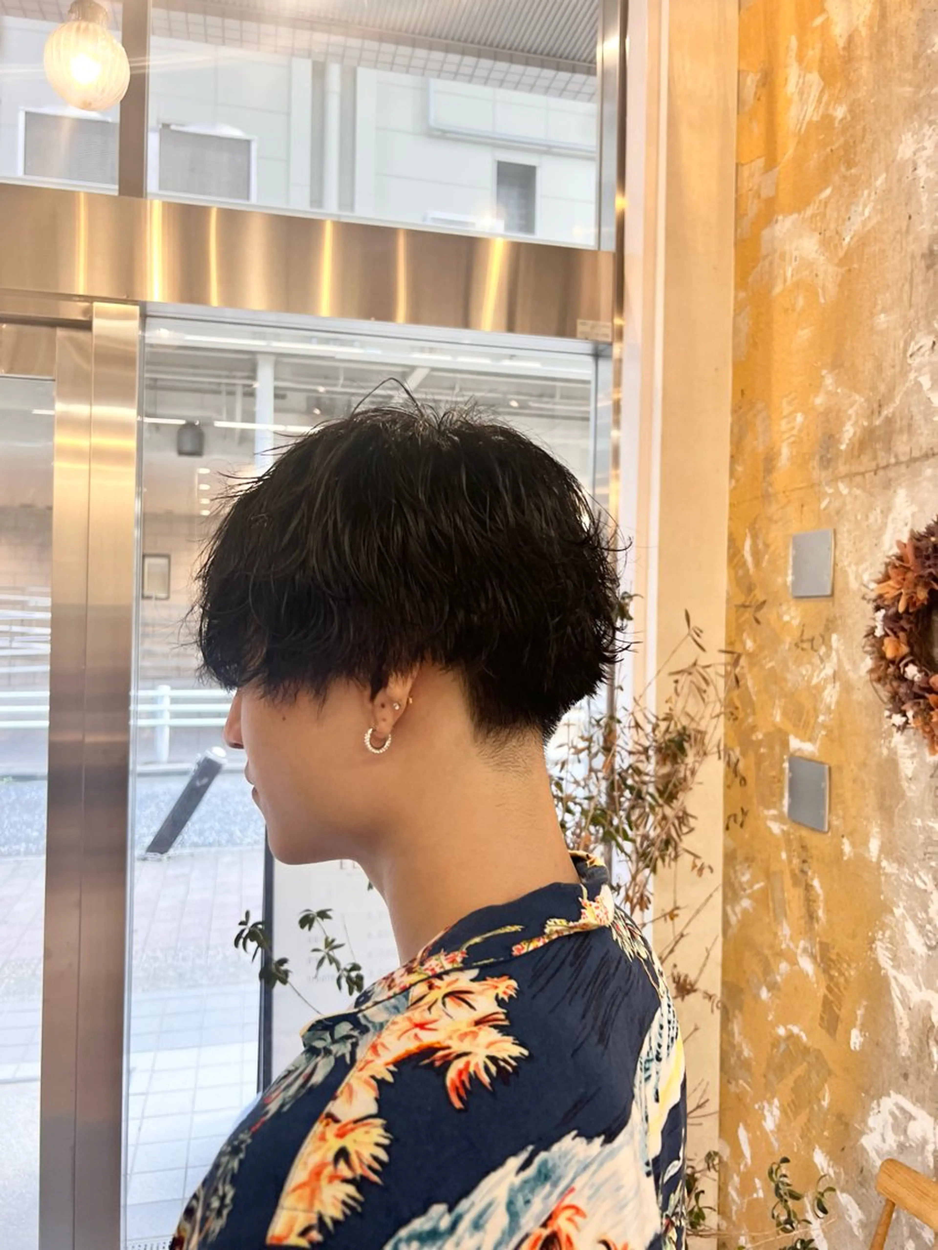 メンズ ブリーチカラー 〻髪質改善〻アレンジのヘアスタイル