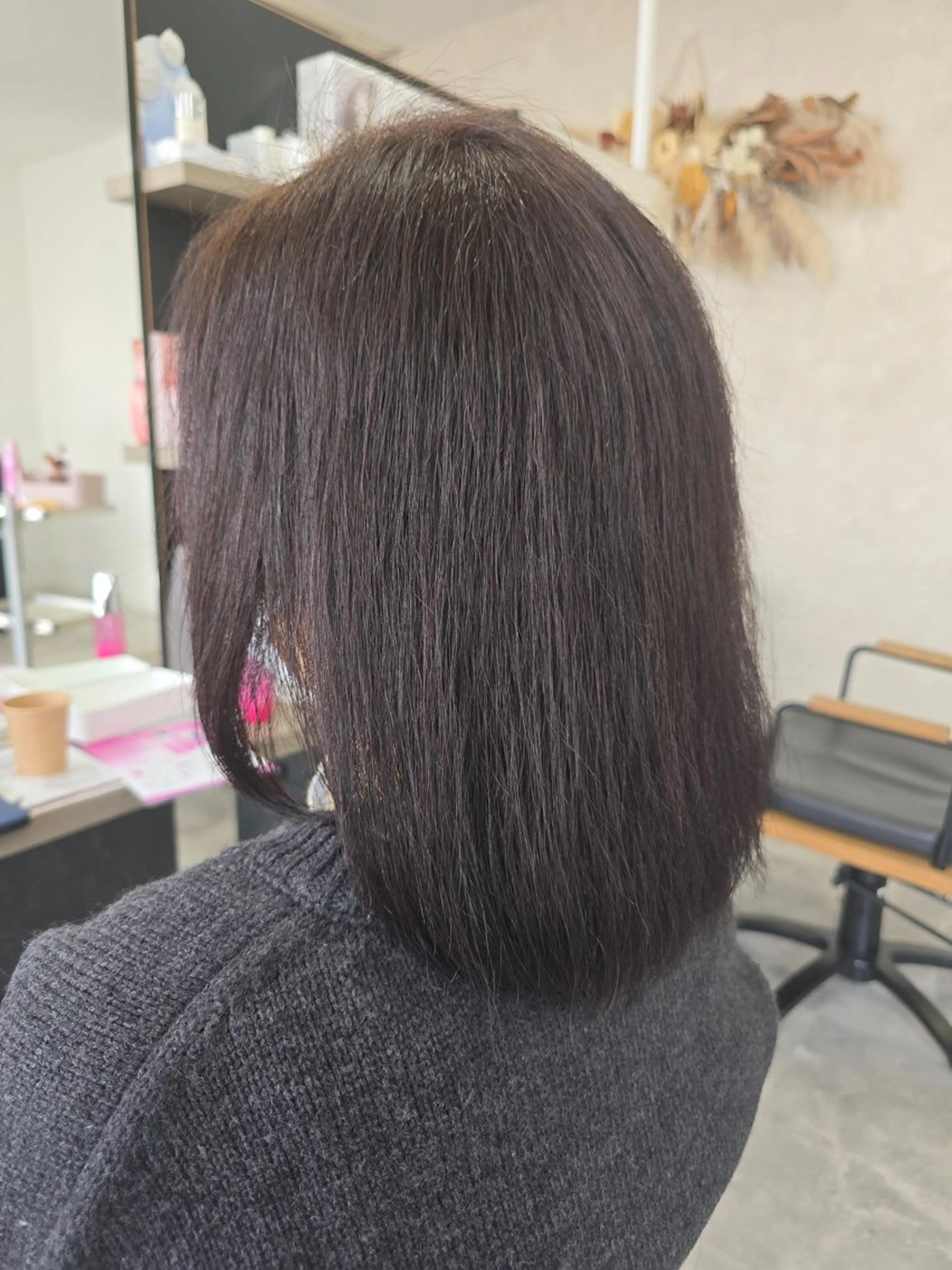 セミロング トリートメント まお/ 髪質改善💜のヘアスタイル