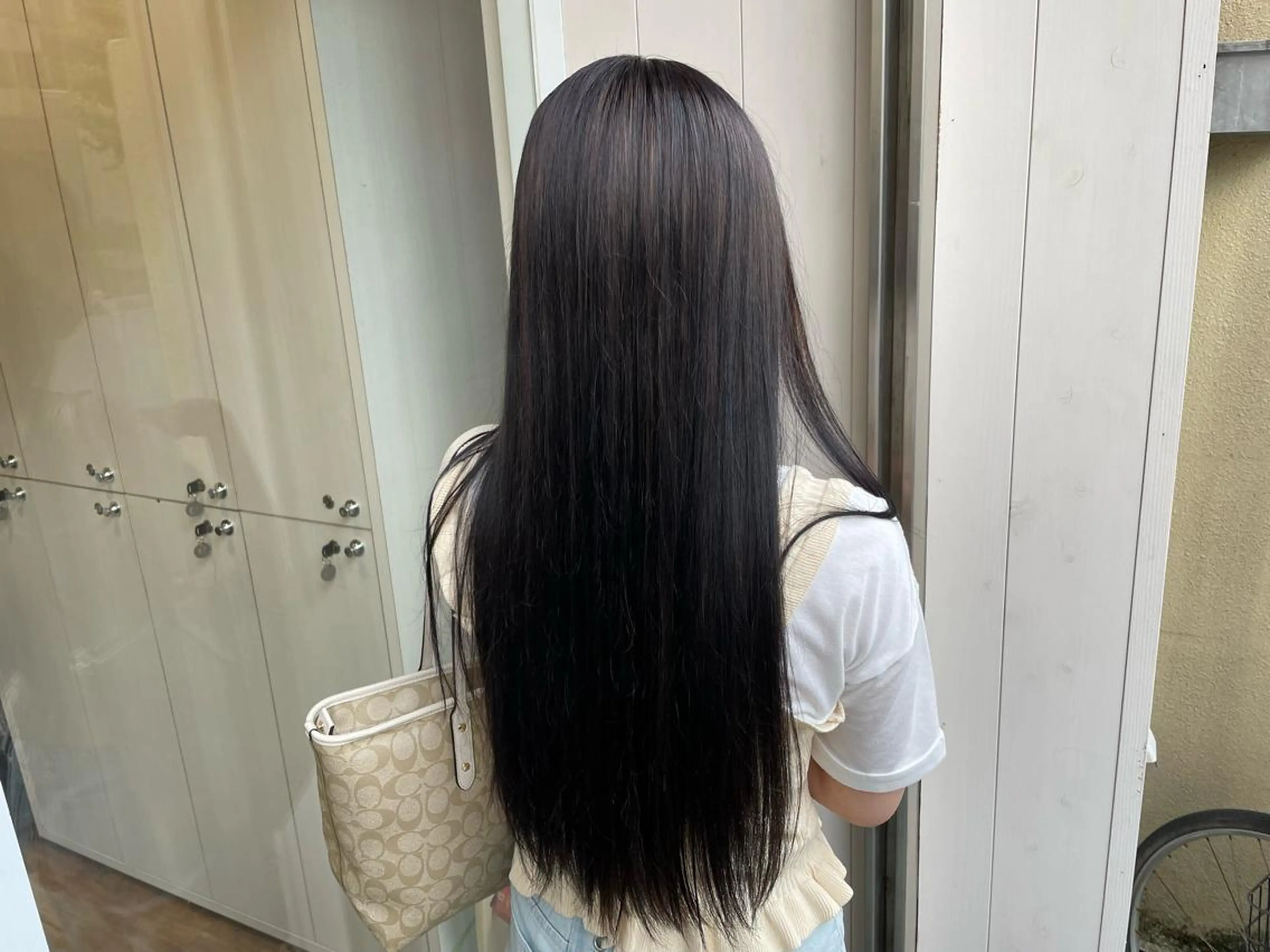 ロング カット トリートメント みねぎし ふうかのヘアスタイル