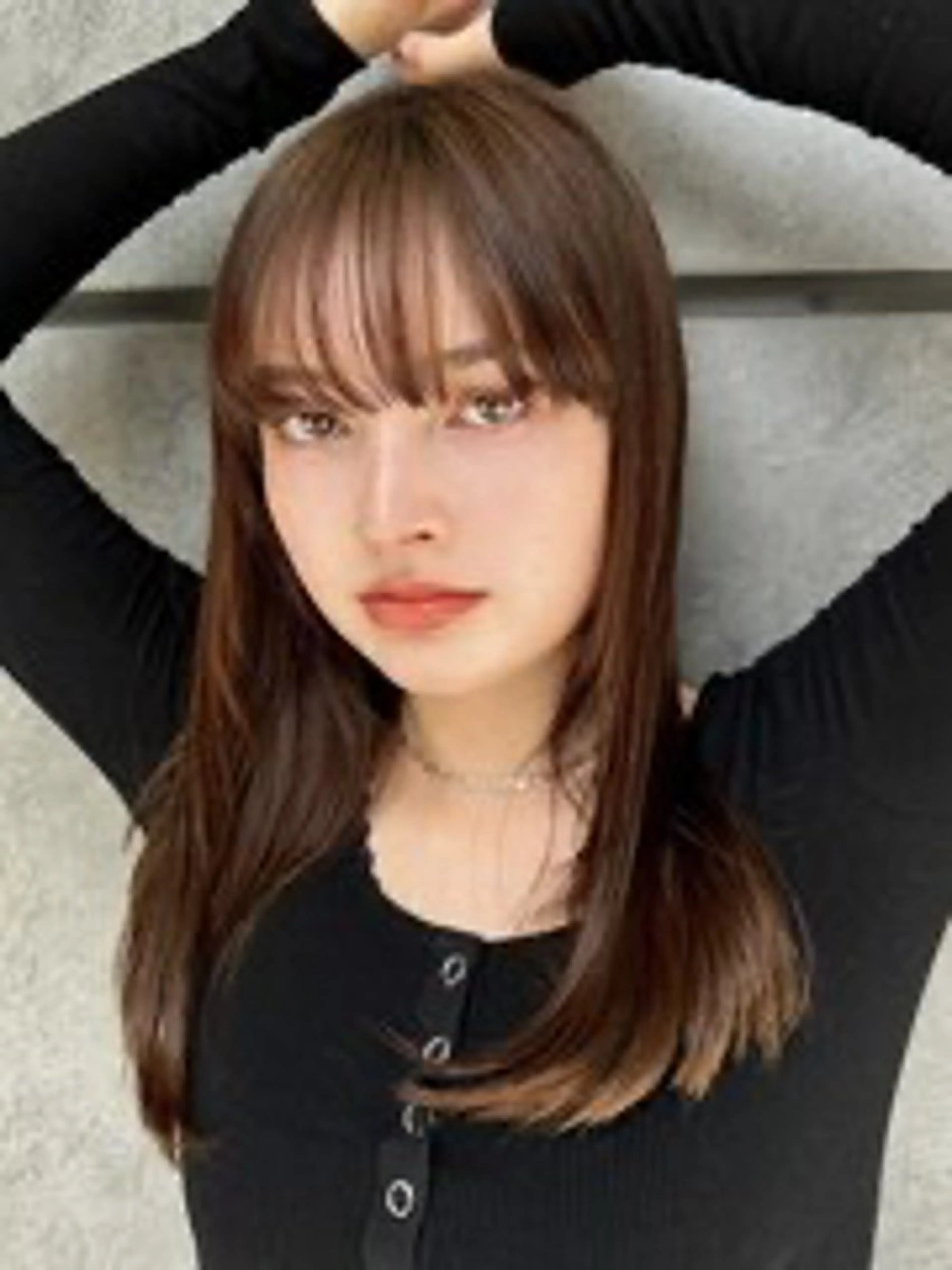 ロング カラー カット ヘアカラー トリートメント 縮毛矯正/髪質改善 レイヤー/山内健太郎のヘアスタイル