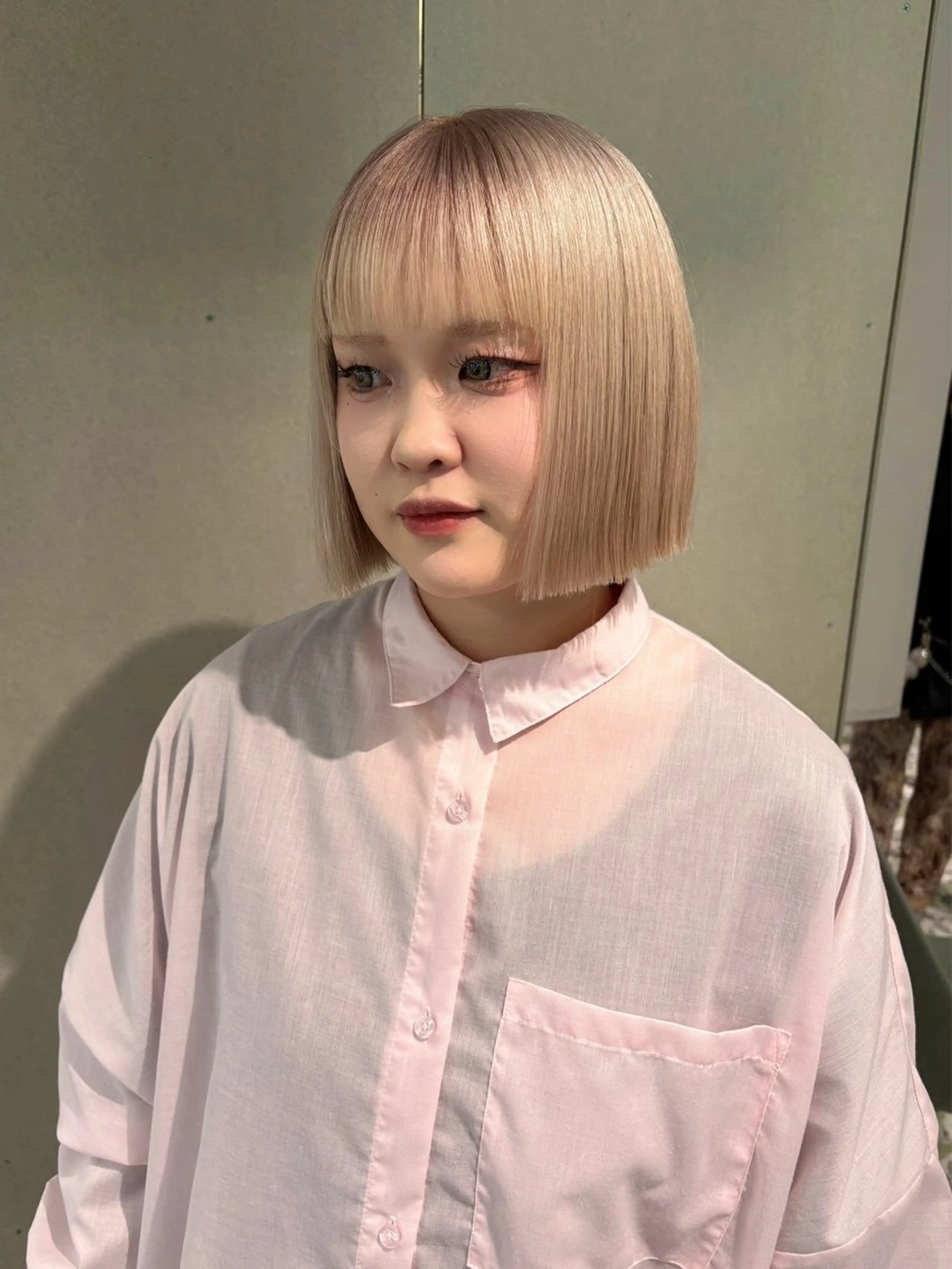 カラー ヘアカラー Harune/うる艶 ハイトーンのヘアスタイル