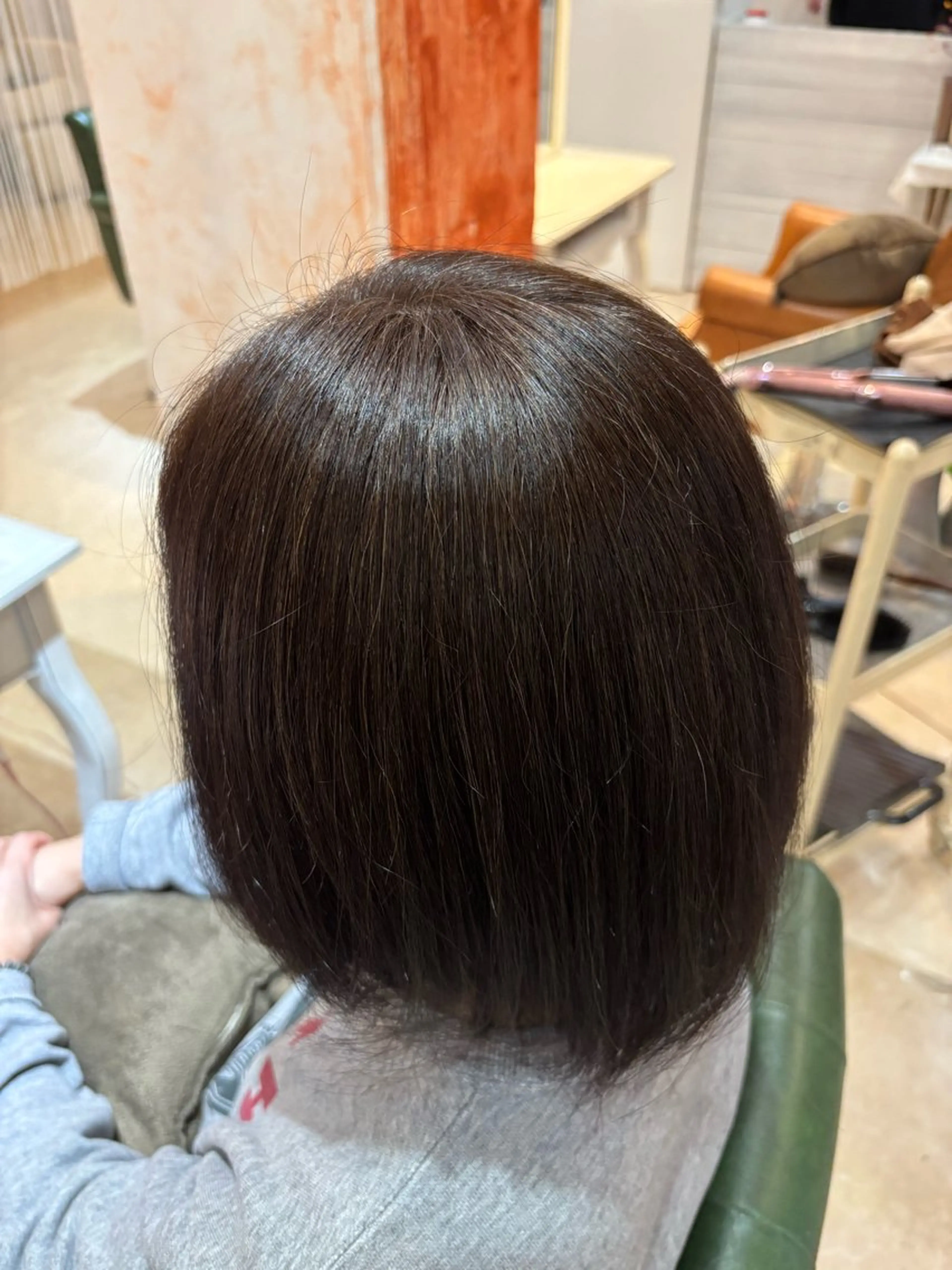 カラー 森山 実結のヘアスタイル