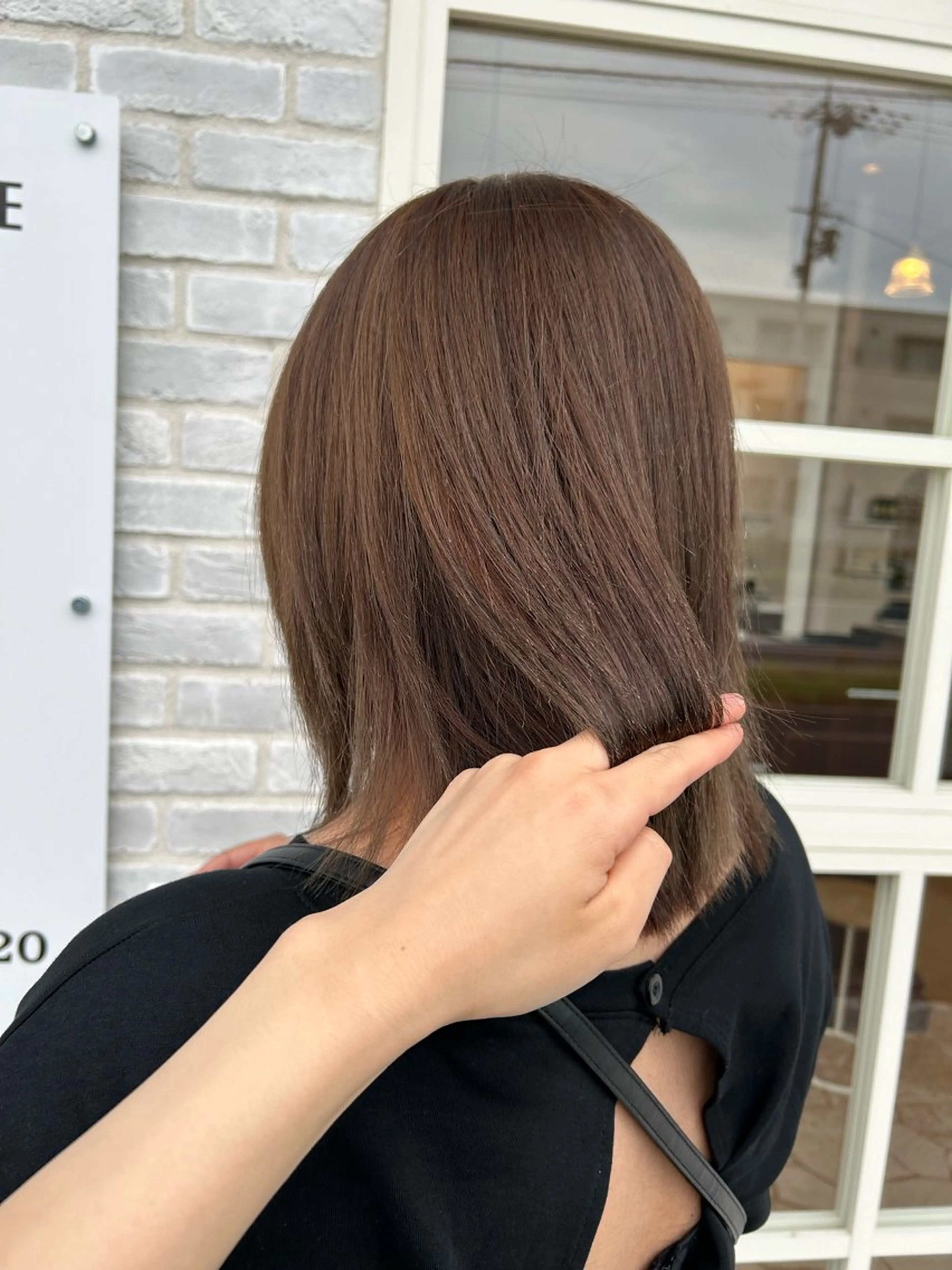 カラー ヘアカラー 今中 紗英のヘアスタイル