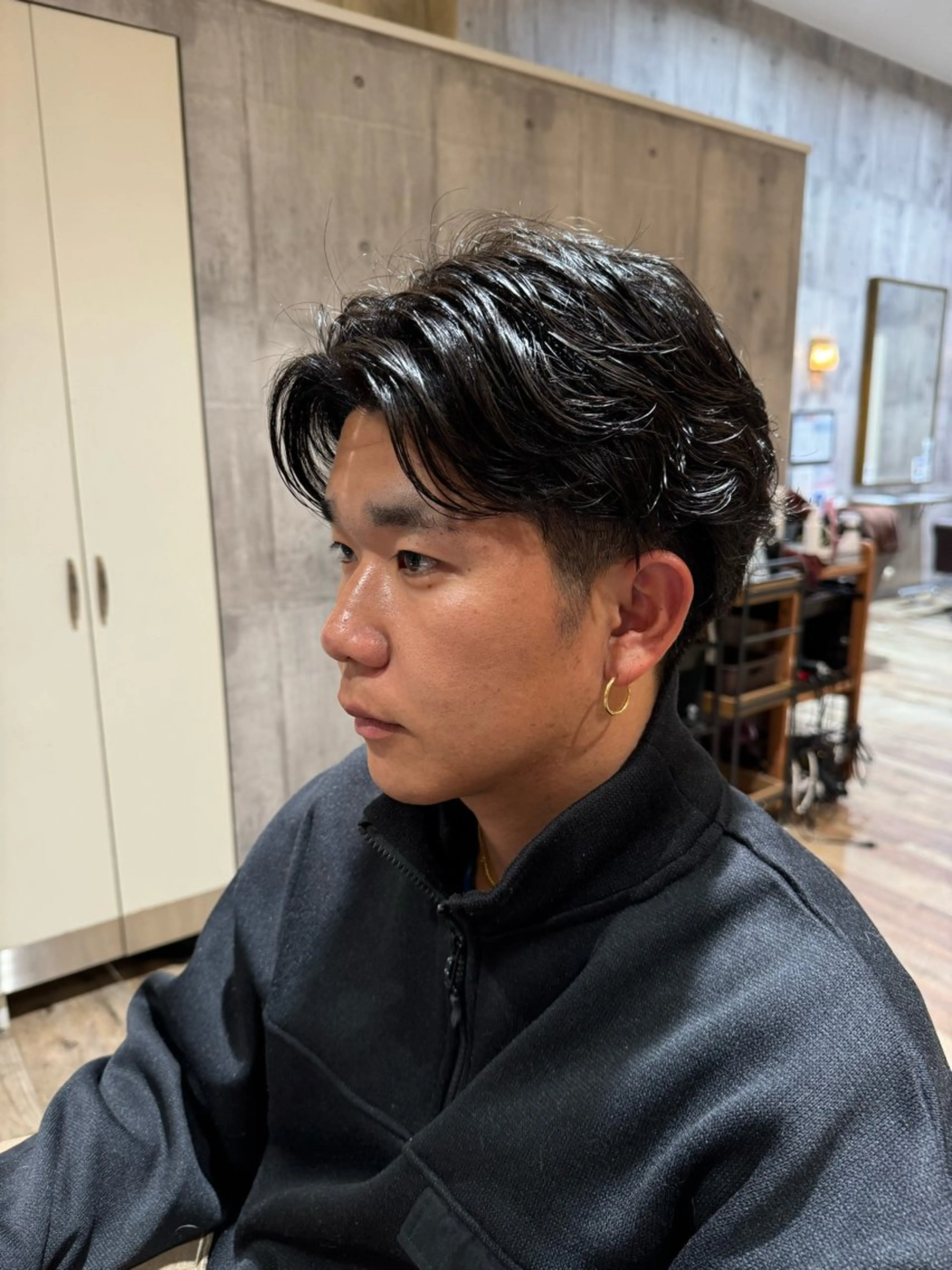 メンズ カット パーマ 🔅透明感カラー切田 はじめ🔆のヘアスタイル