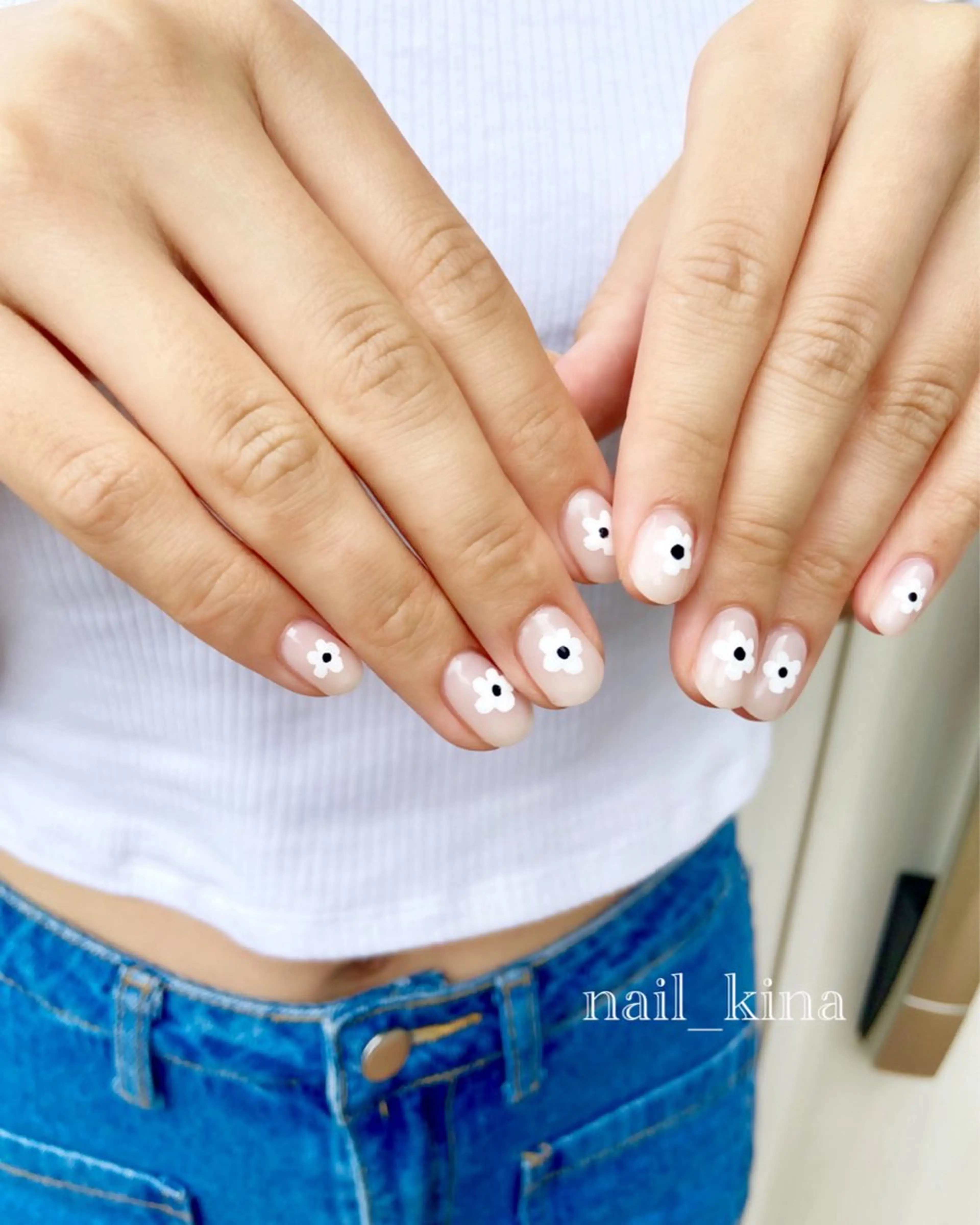ネイル ショートネイル ハンドネイル nail_ kinaのネイルデザイン