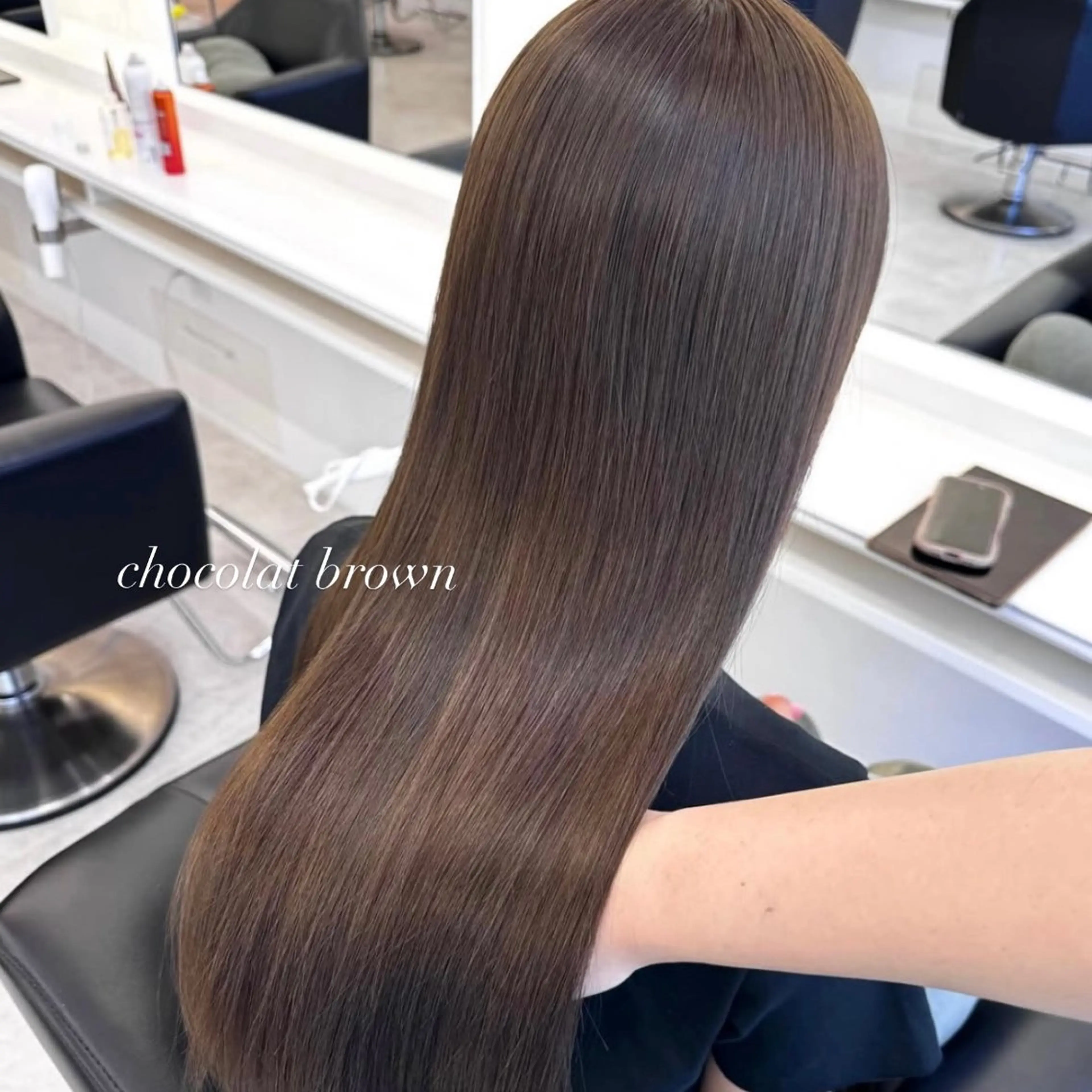 ロング カラー カット ヘアカラー ParveMix🎀 稲垣詞葉のヘアスタイル