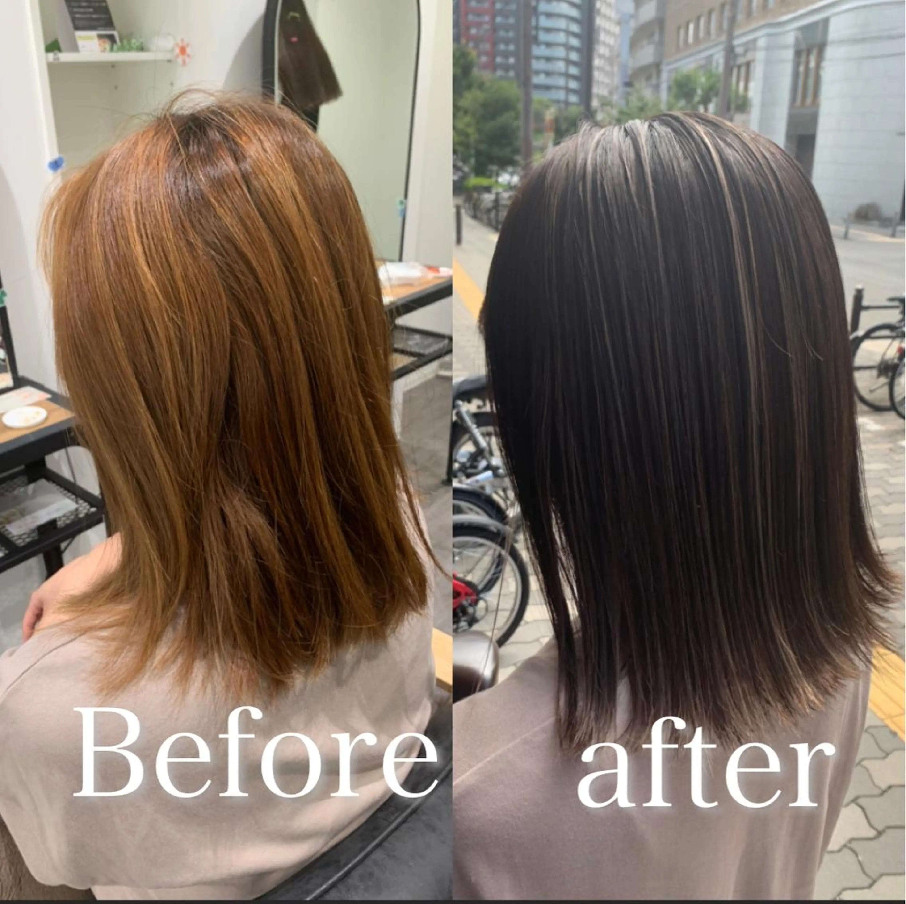 セミロング 【酸性ストレート】 宮下和明のヘアスタイル