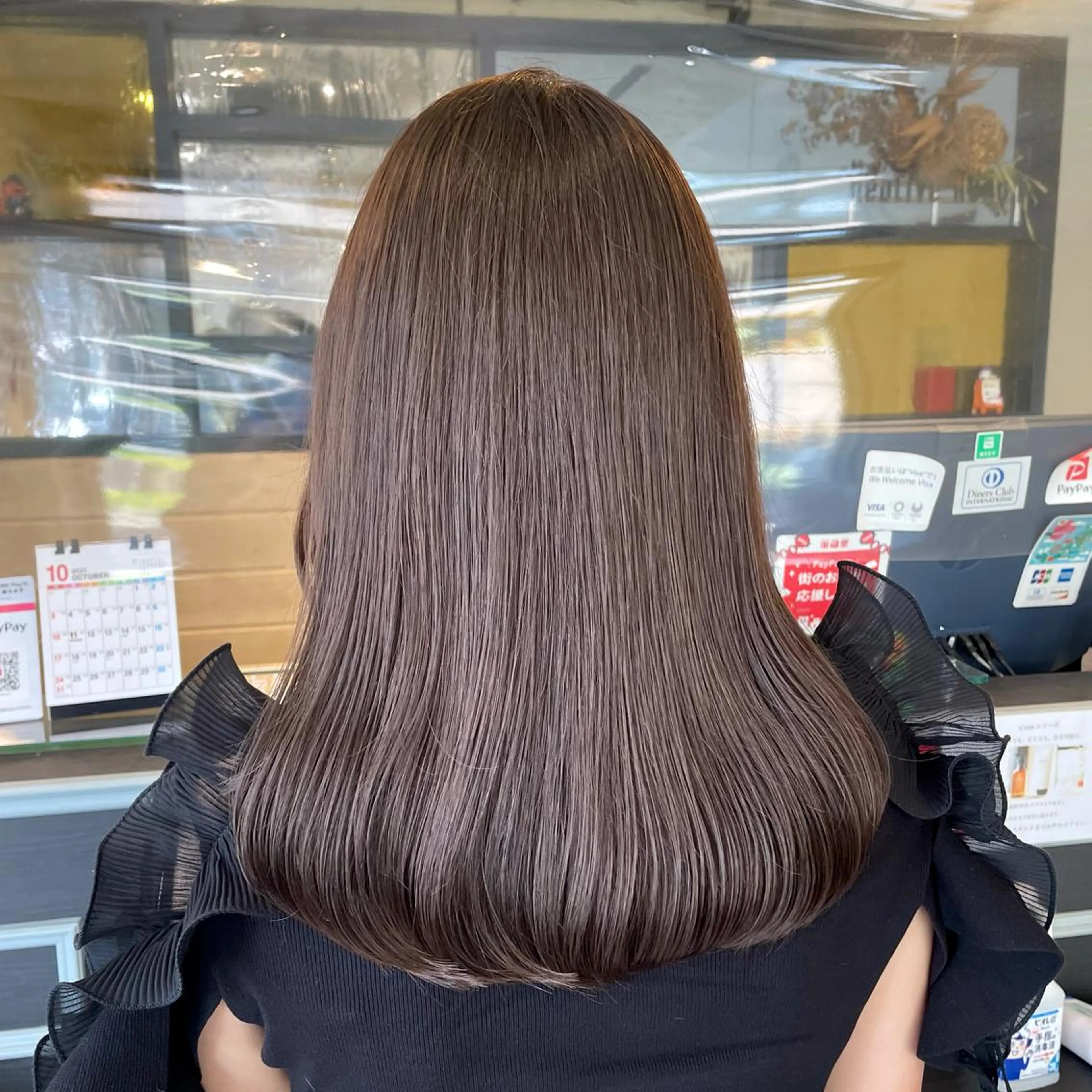 ロング カラー スナコザワ レナのヘアスタイル