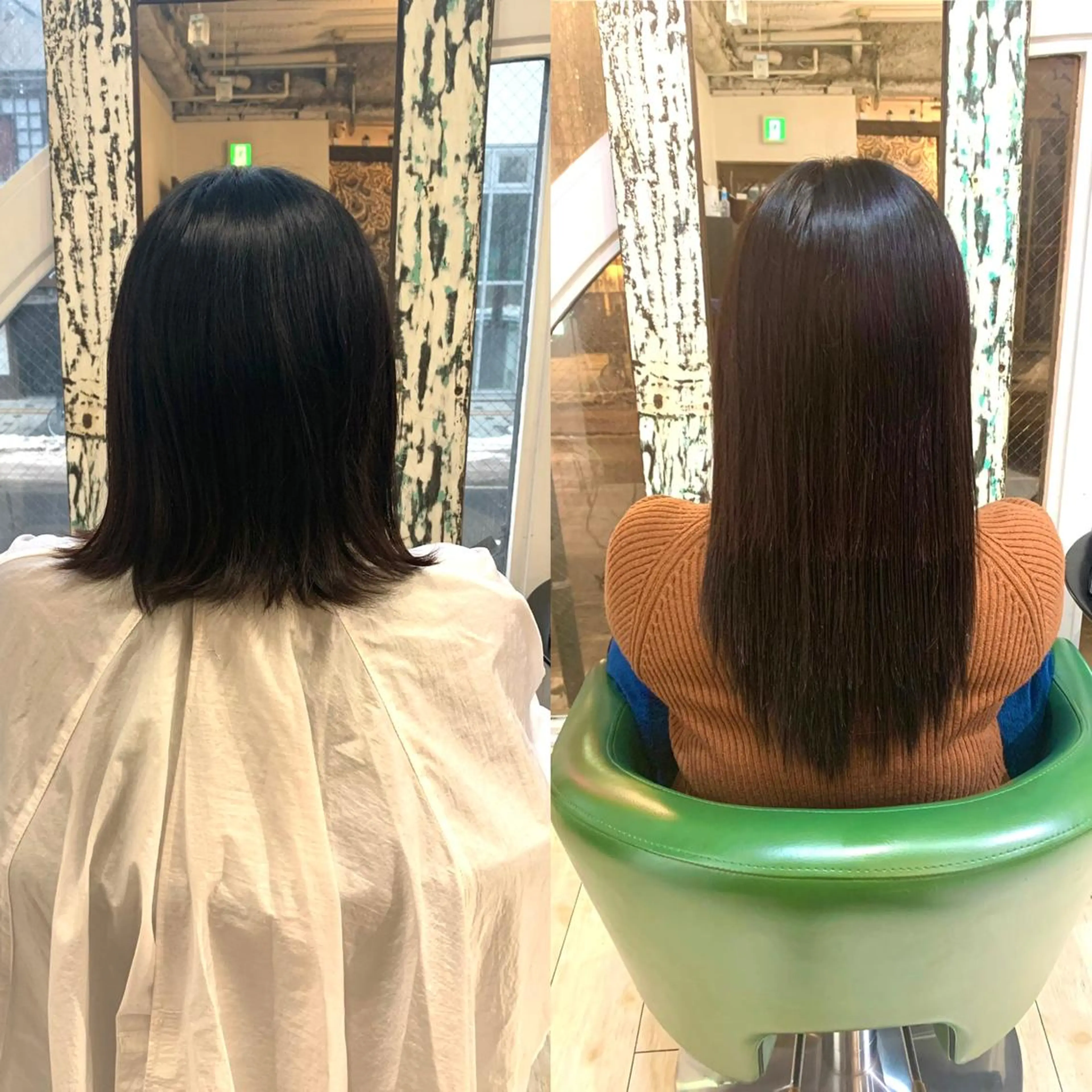 ミディアム エクステ Orque 伊藤丈晴のヘアスタイル