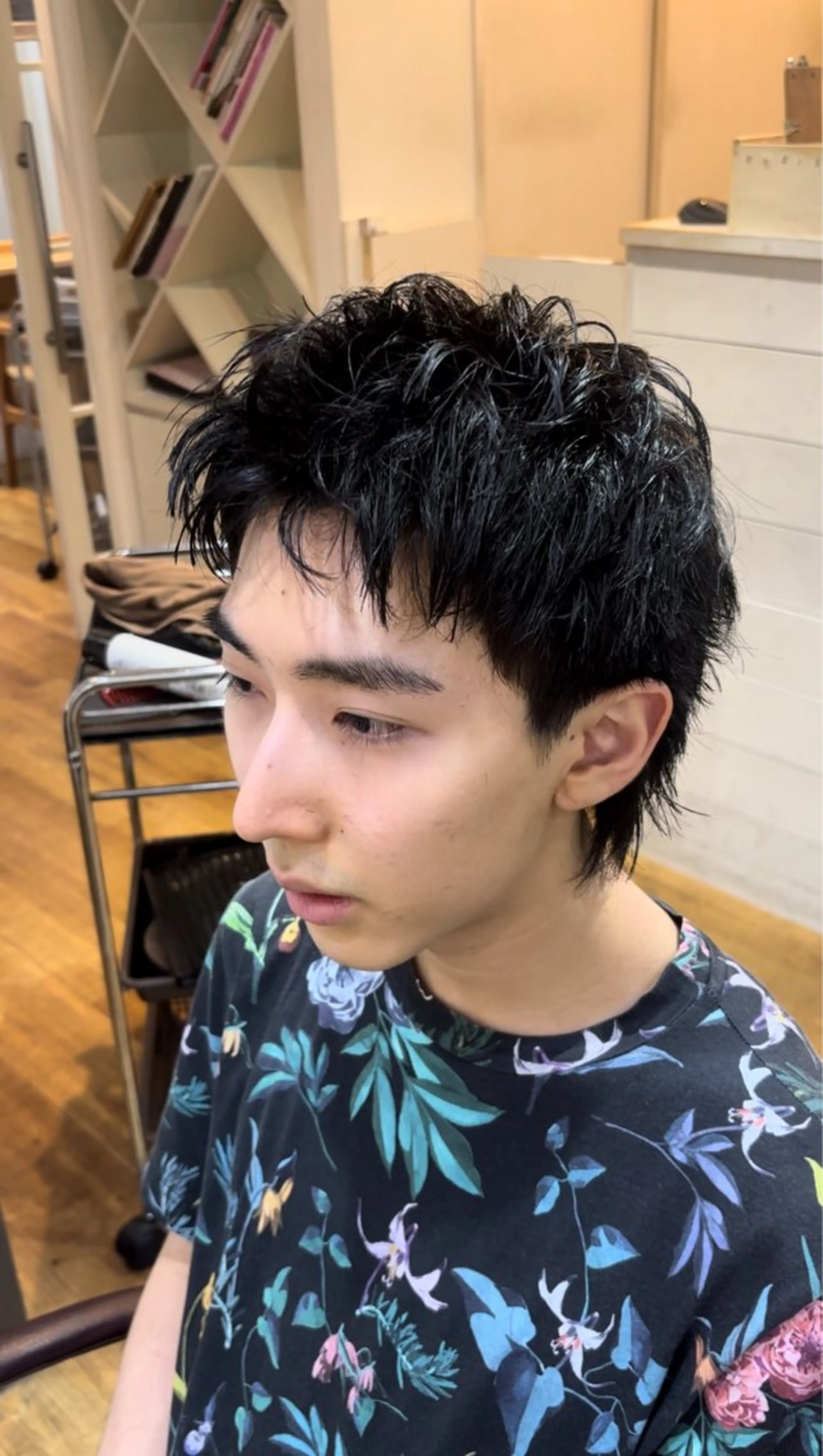 ショート メンズ メンズウルフカット ウルフカット 大滝 宜史のヘアスタイル