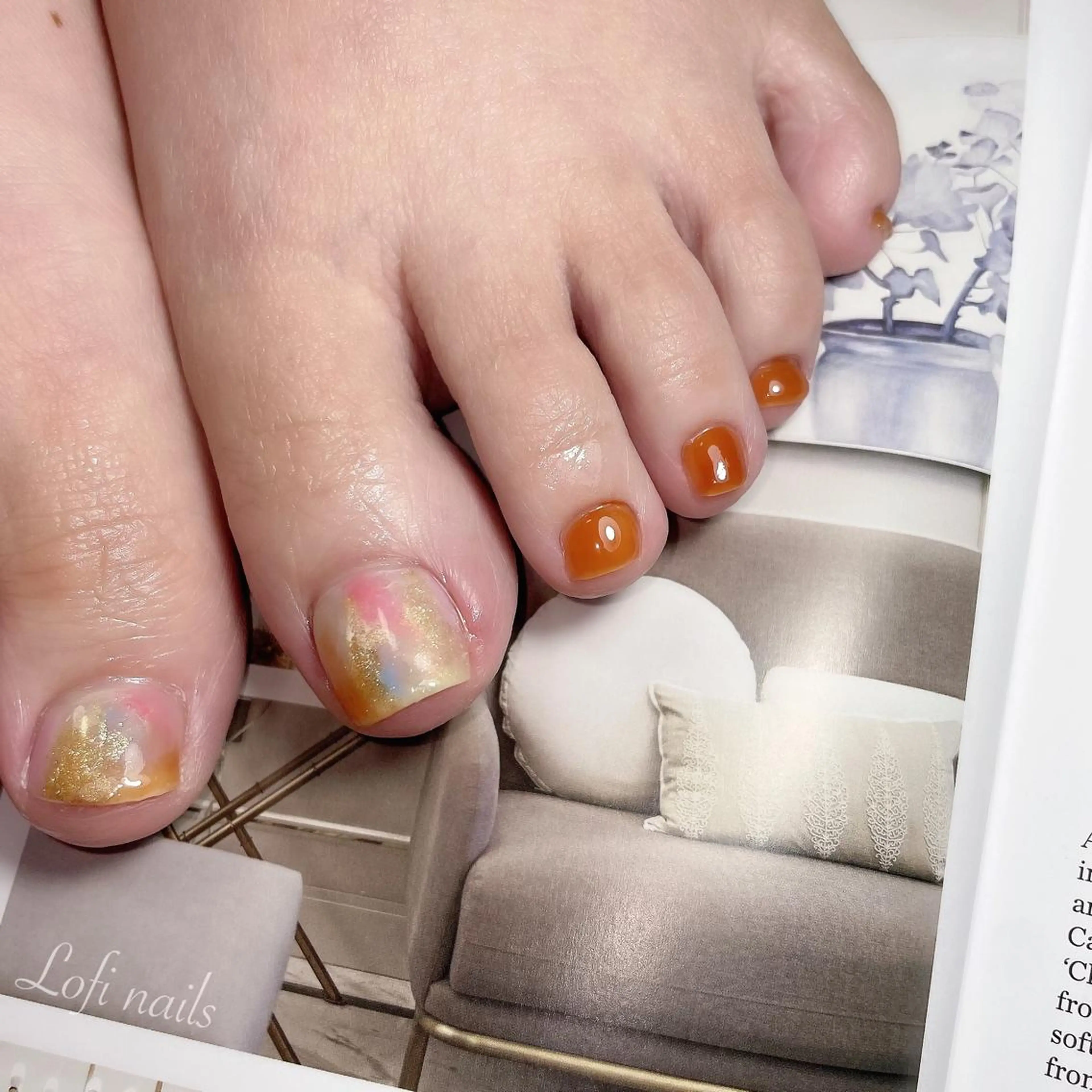 ネイル アートネイル フットネイル Lofinails ちひろのネイルデザイン