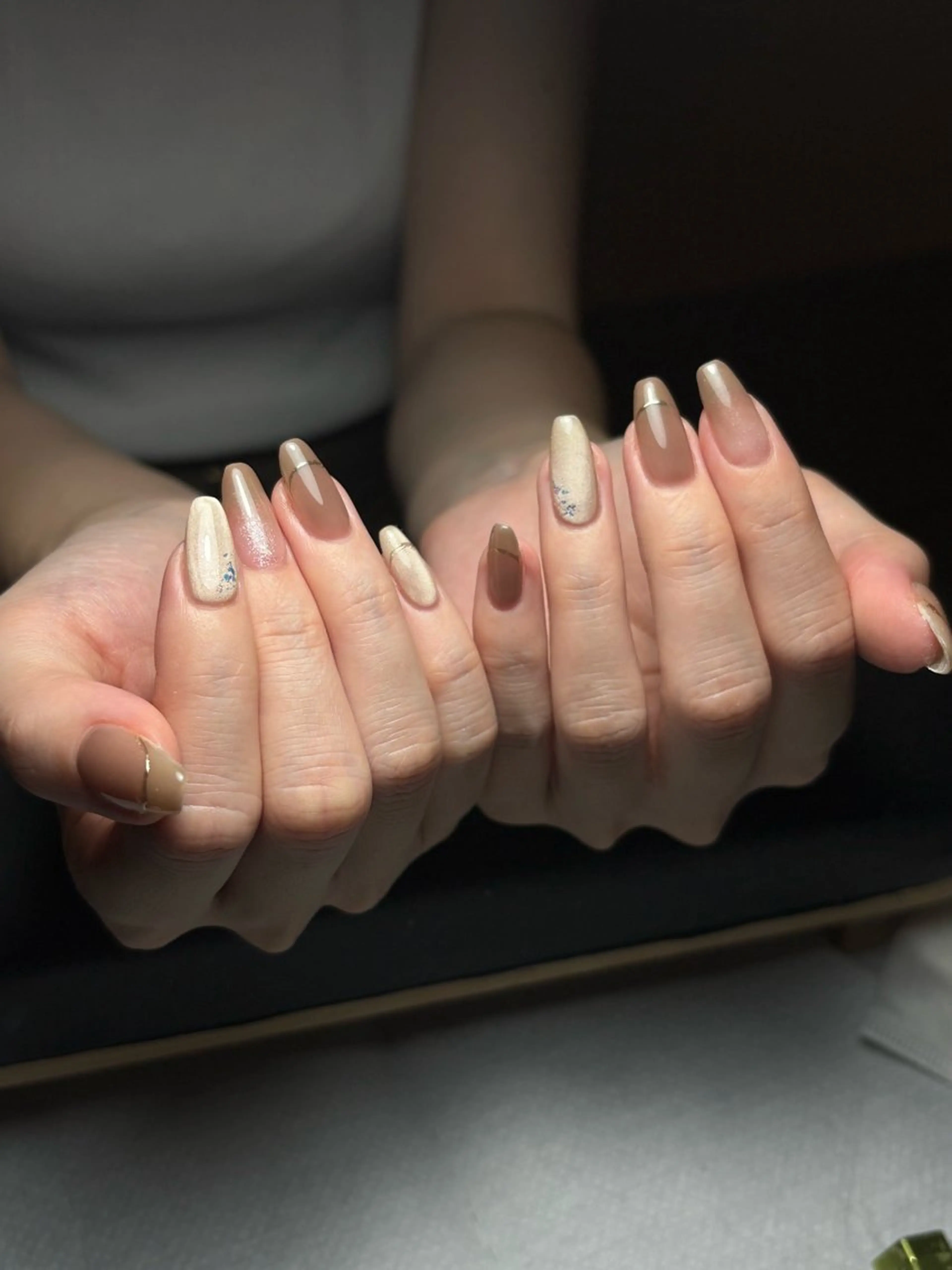 ネイル オフィスネイル シンプルネイル ハンドネイル モンナ CCのネイルデザイン