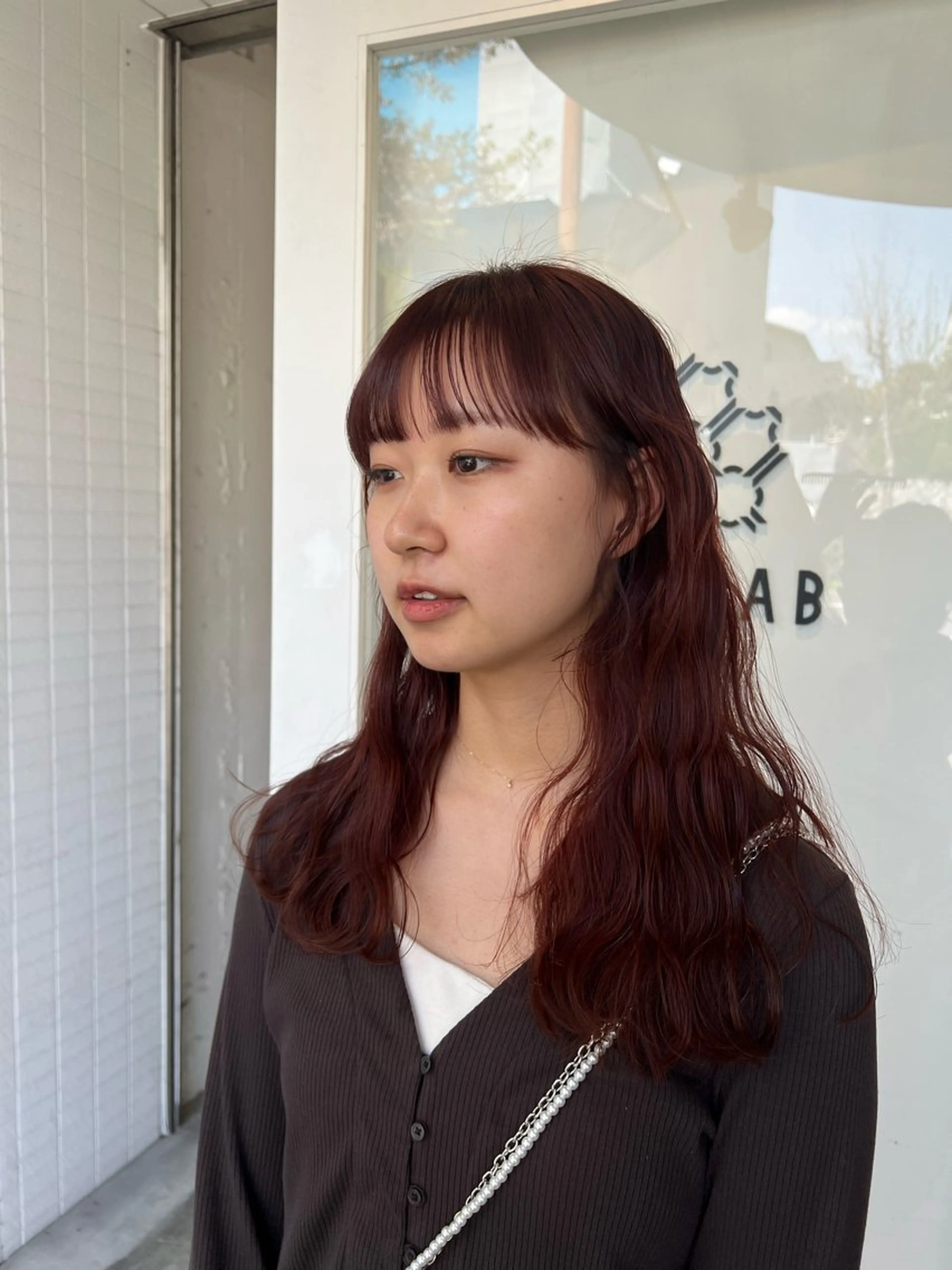 セミロング ヘアカラー 鈴木 三保のヘアスタイル
