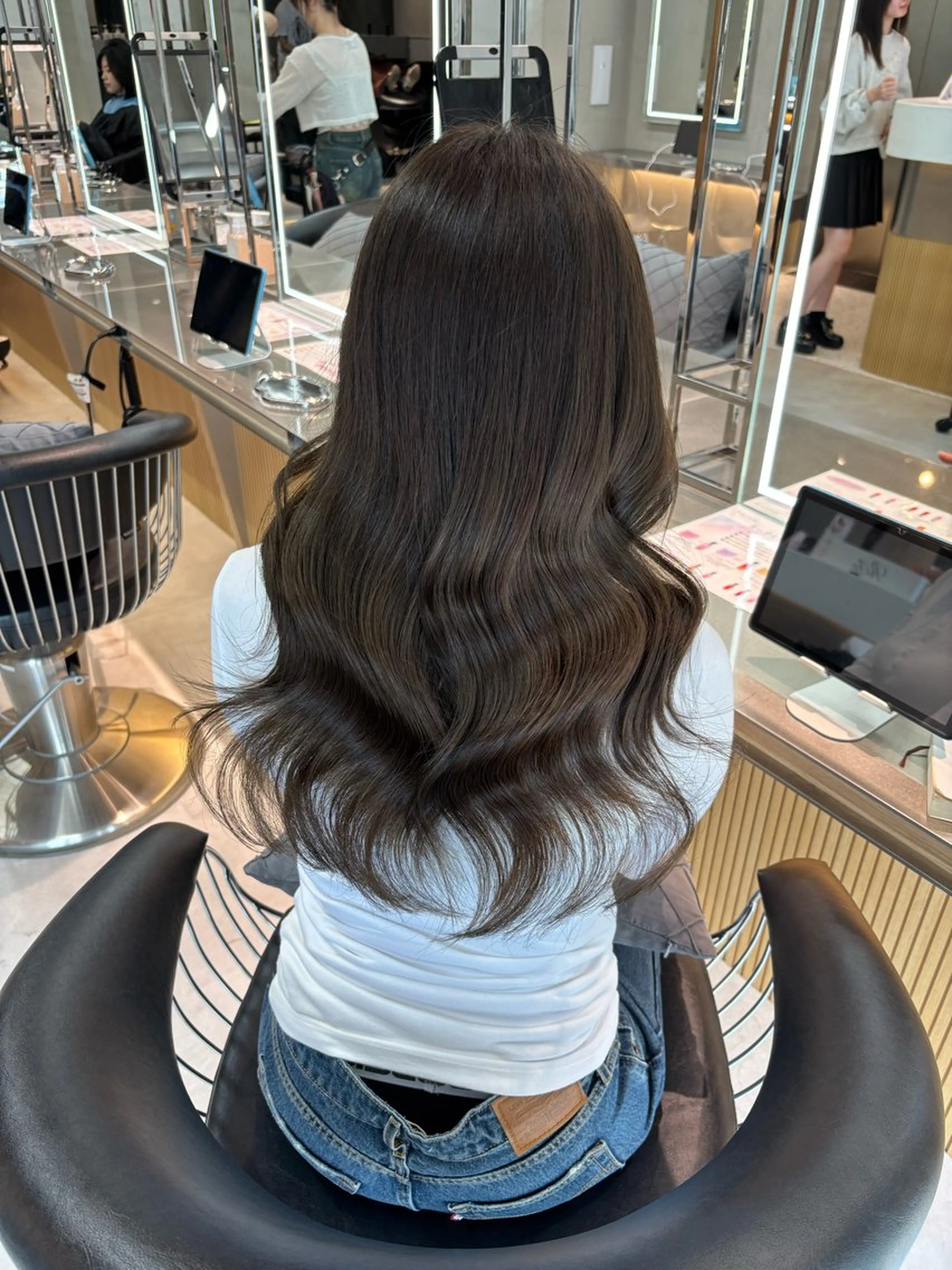 カラー ヘアカラー トリートメント 『艶髪透明感カラー』 👑おうじ👑のヘアスタイル