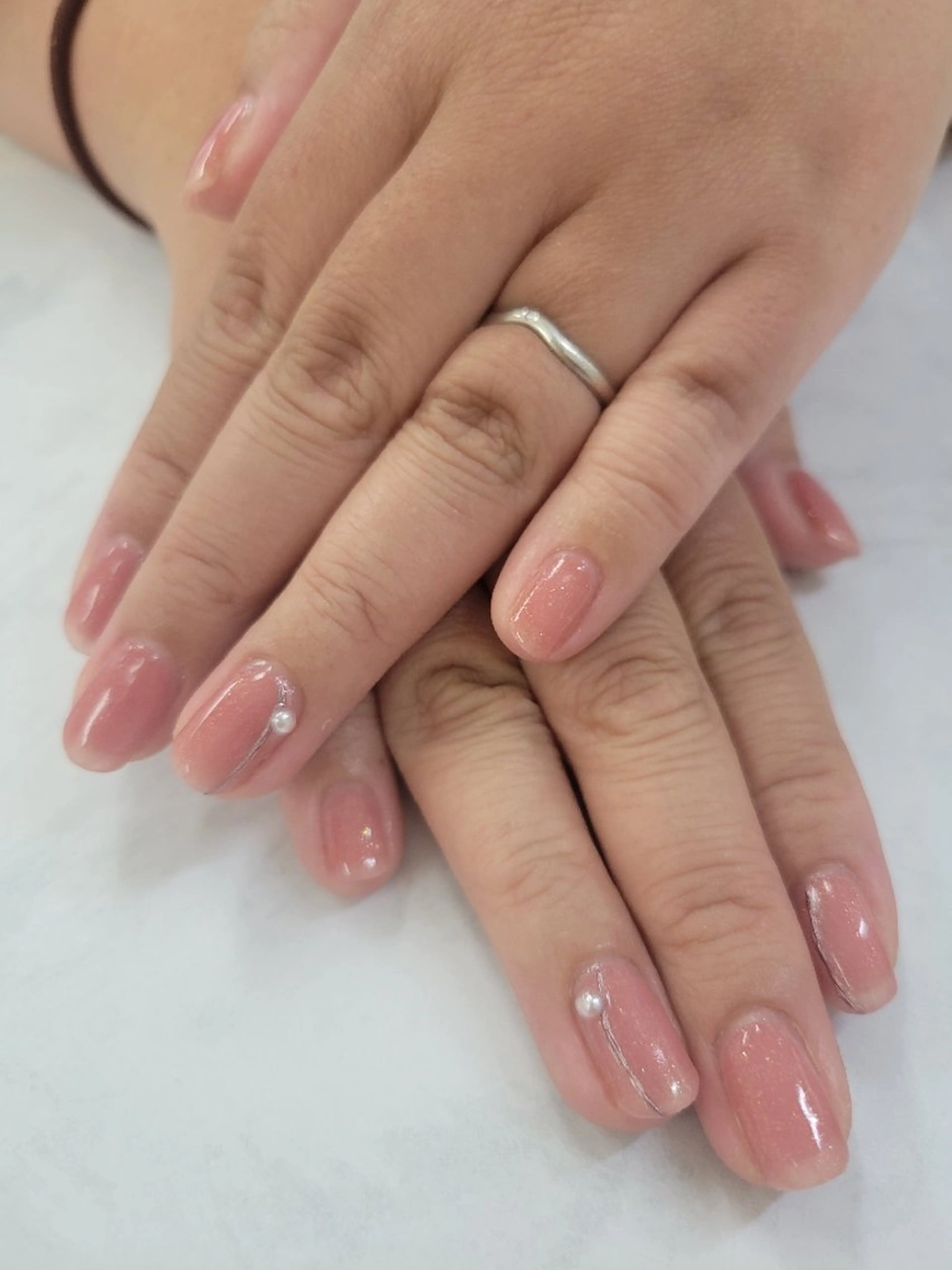 ネイル ピンク アンビアンテ浦和店所属・アンビアンテ 🐰 大山のネイルデザイン