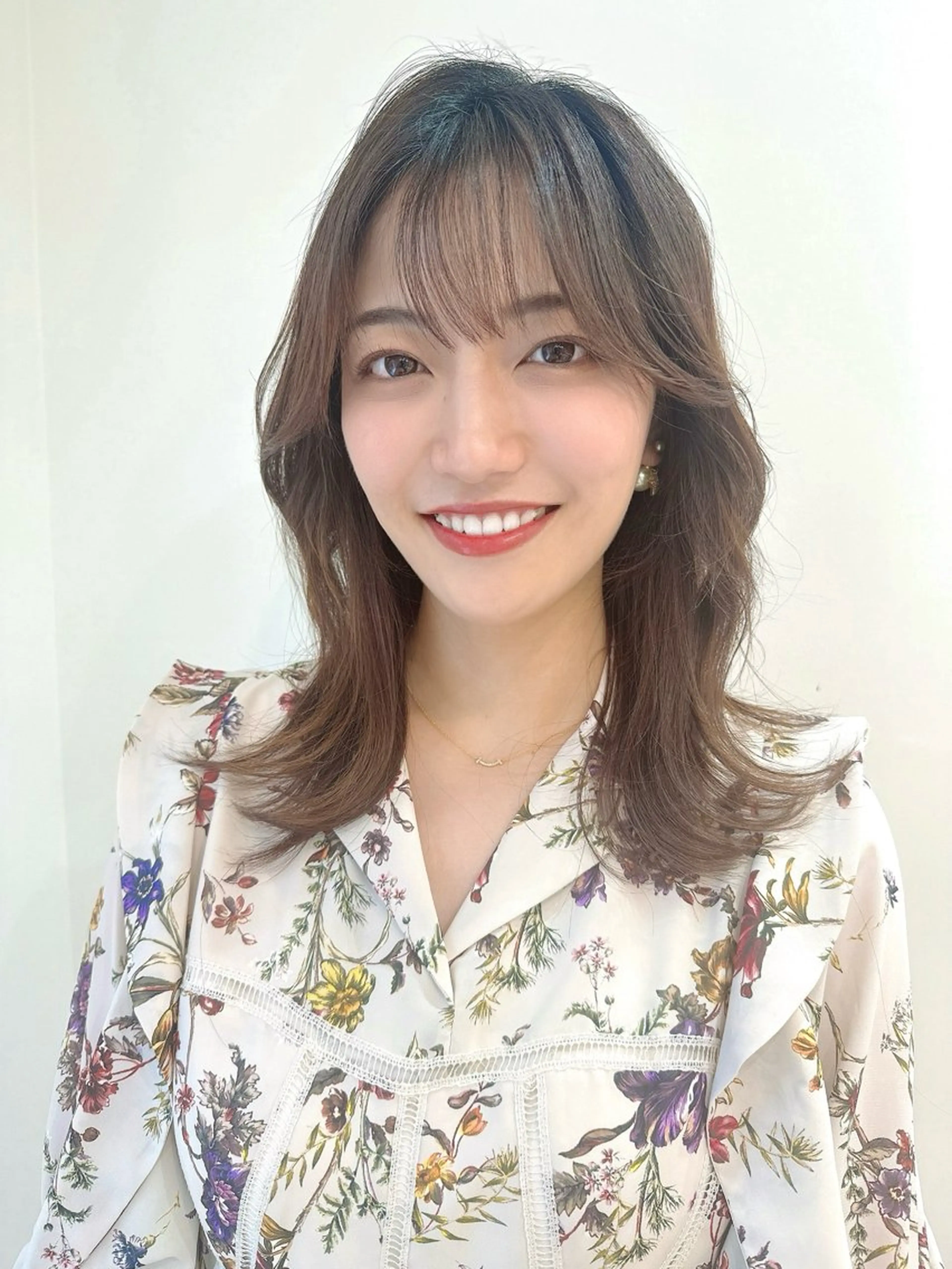 ミディアム カラー カット ヘアカラー トリートメント Cloe所属・久世 聡のヘアスタイル