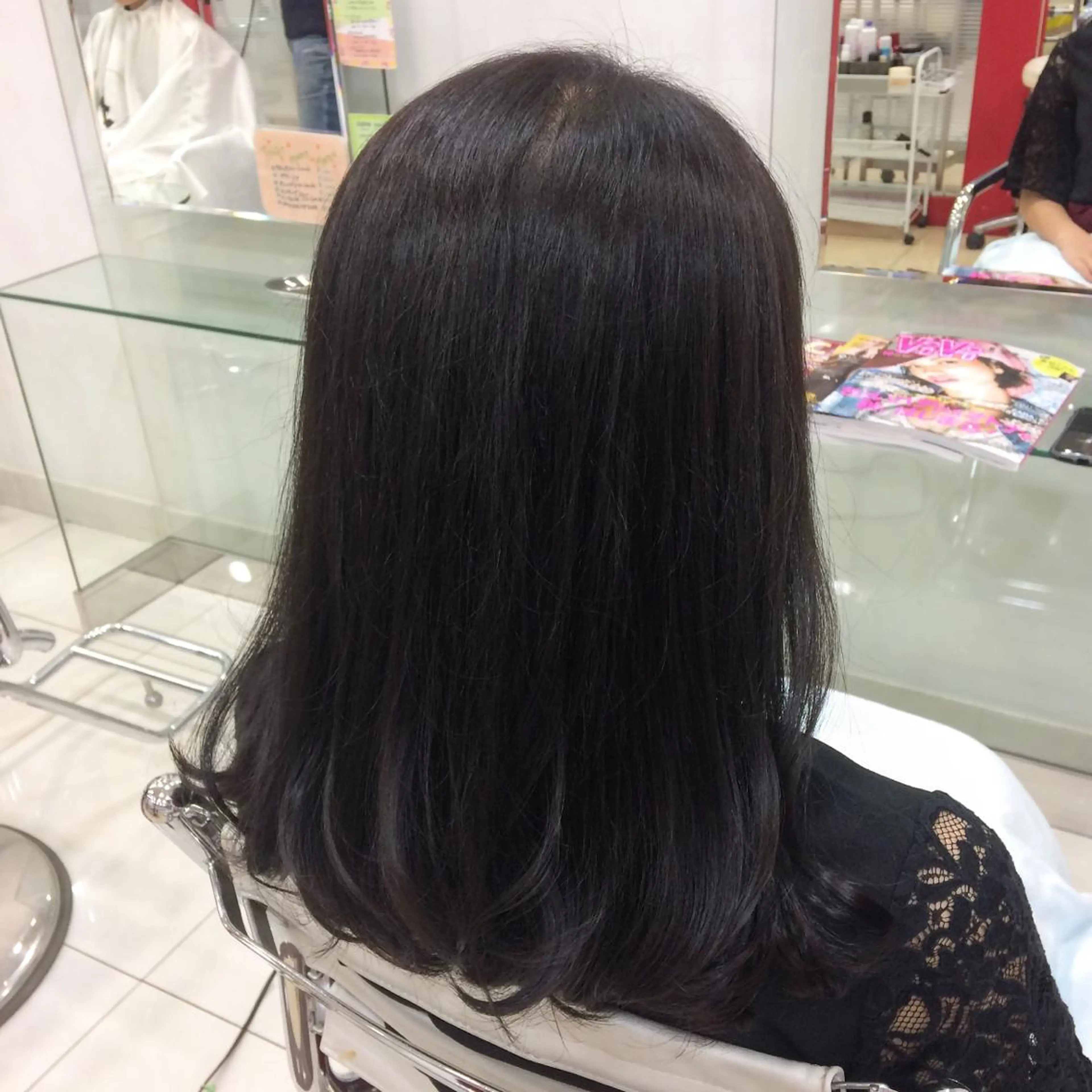 ミディアム カラー アッシュ ダークアッシュ 得能 雅人のヘアスタイル