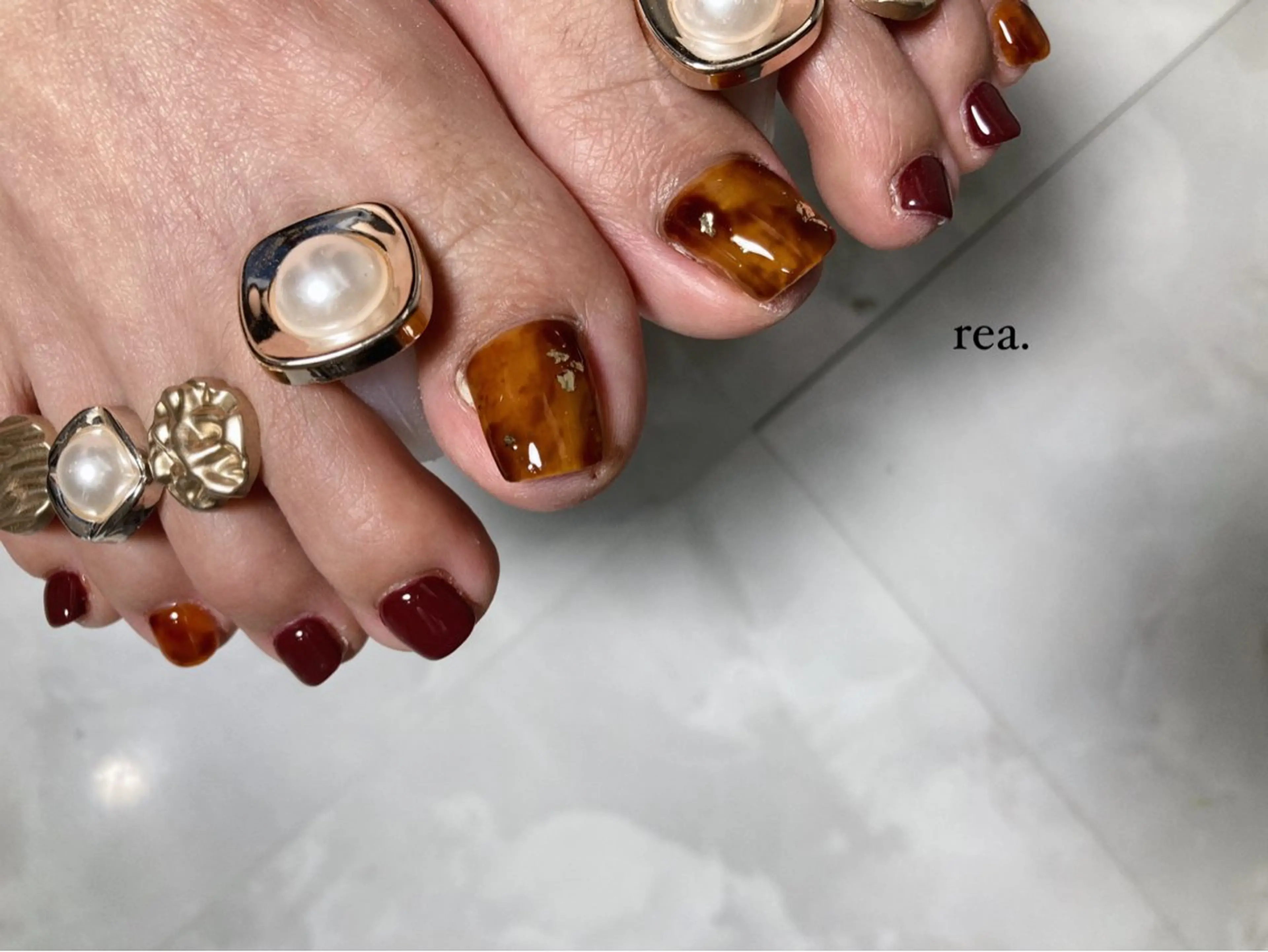 ネイル ハンドネイル フットネイル rea .のネイルデザイン