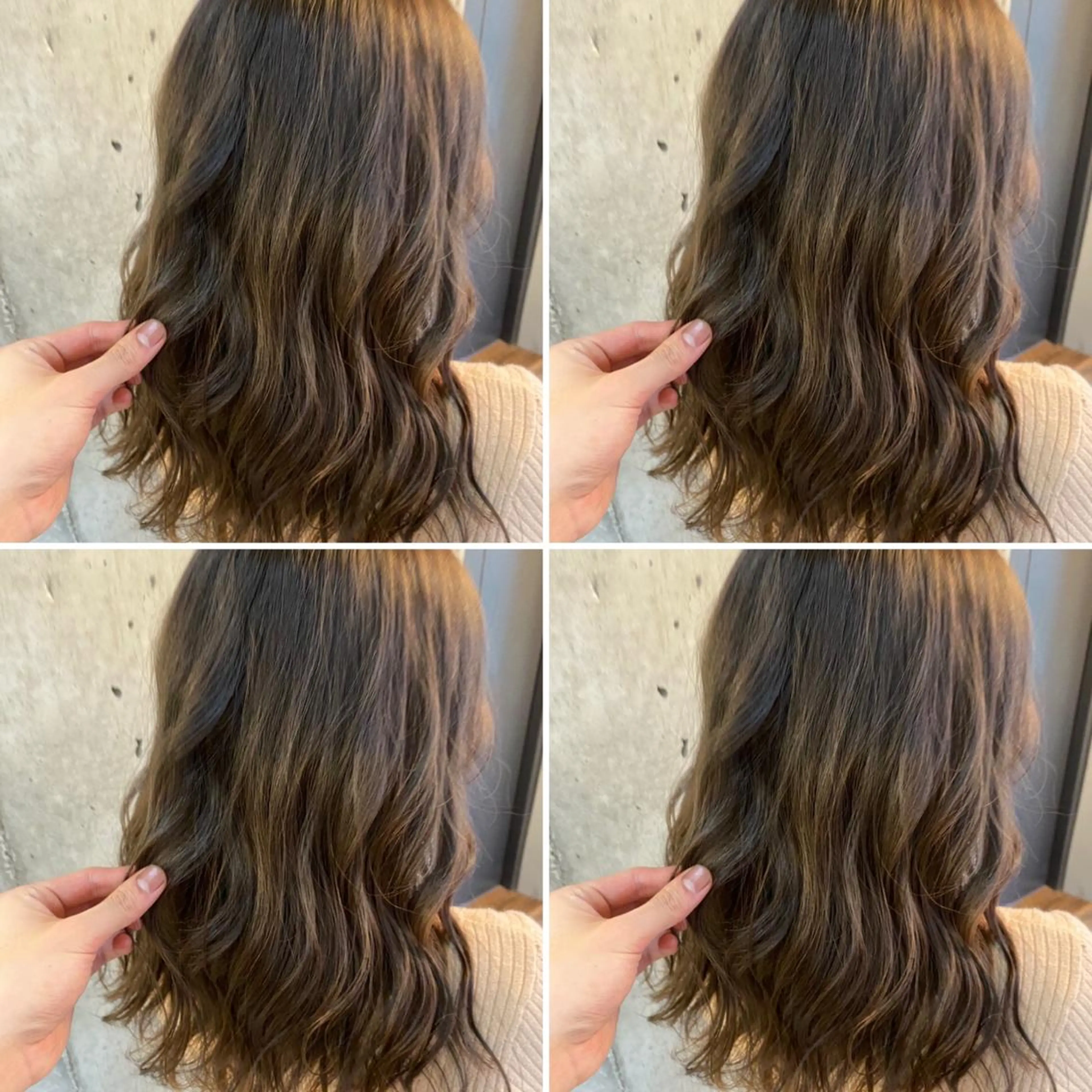 セミロング レイヤーカット🫧 ／ブリーチ✨TOWAのヘアスタイル