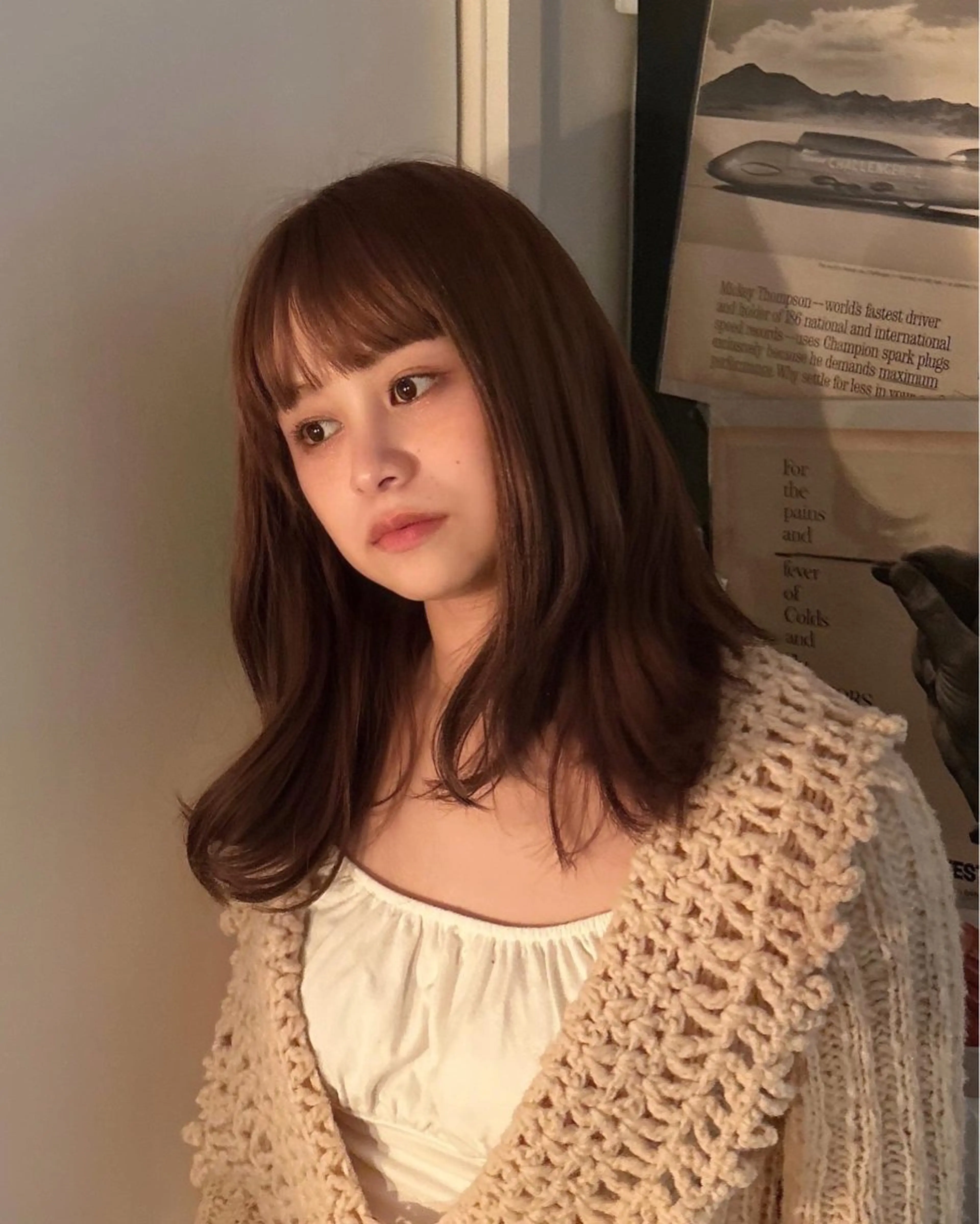 セミロング ミディアムヘア Chifumiのヘアスタイル