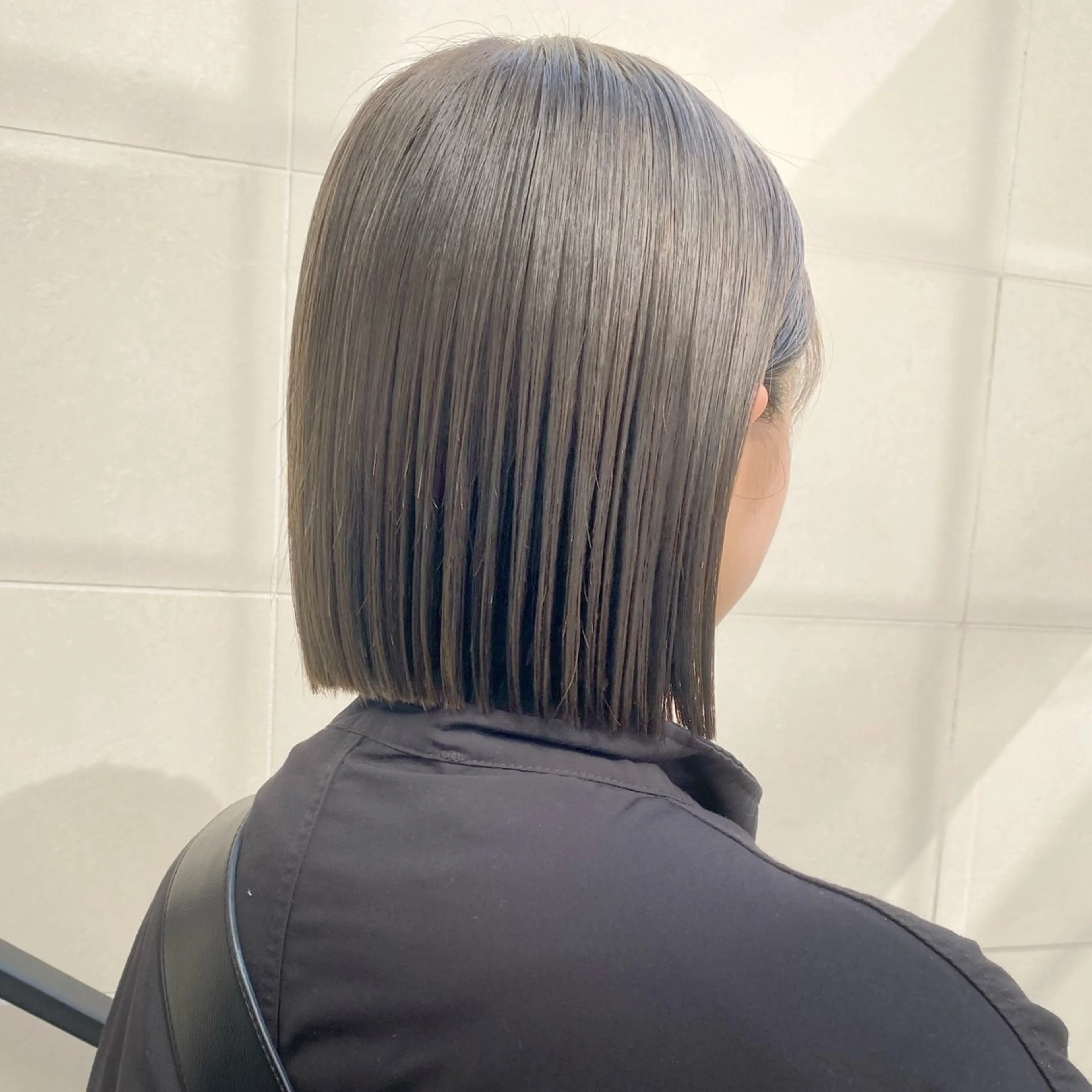 ショート カラー ボブ cie所属・ボブ/ミニボブ 透明感カラーkadoのヘアスタイル