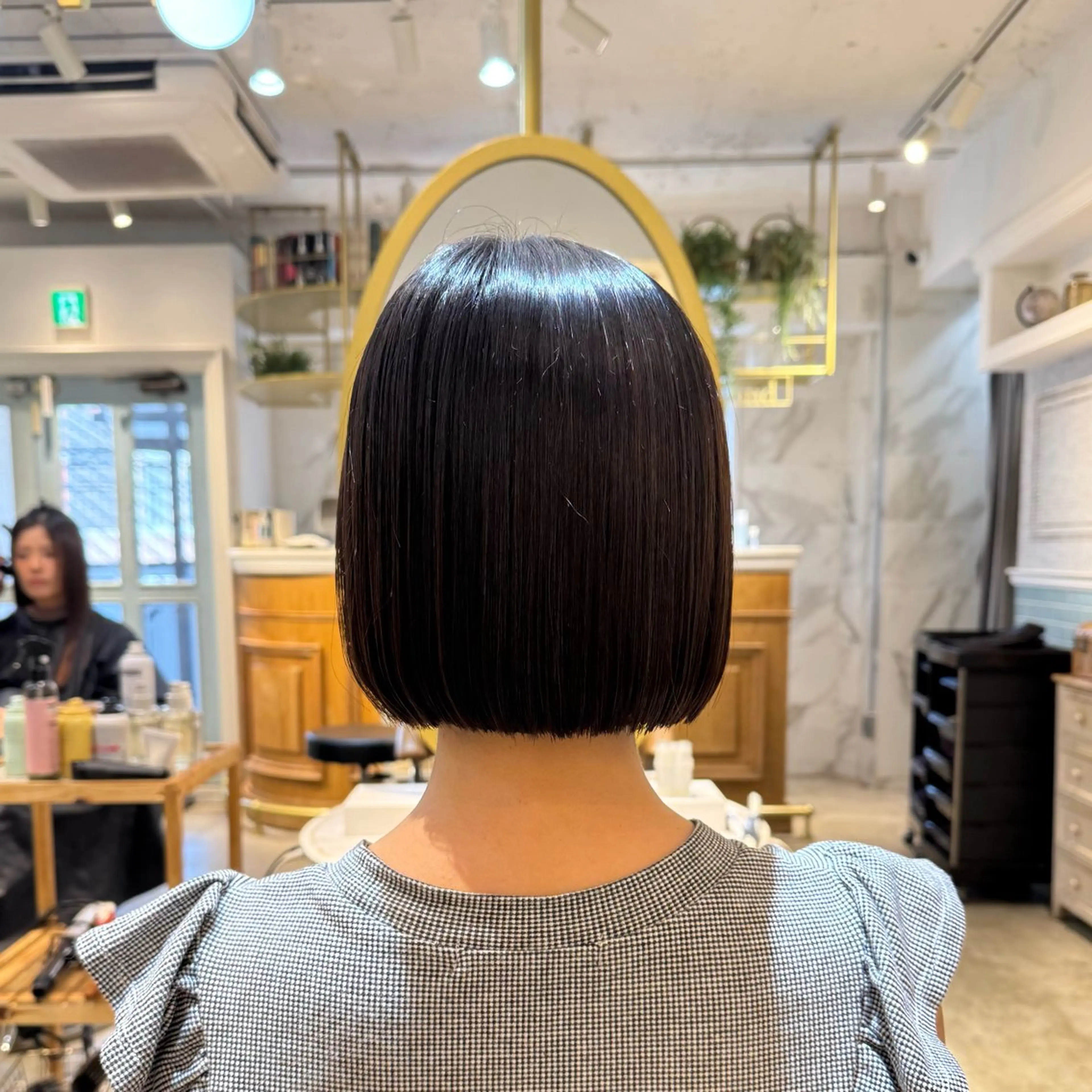 ショート ボブ 縮毛矯正 カット 縮毛矯正 トリートメント ヘアセット 髪質改善/ボブ /韓国/erikoのヘアスタイル