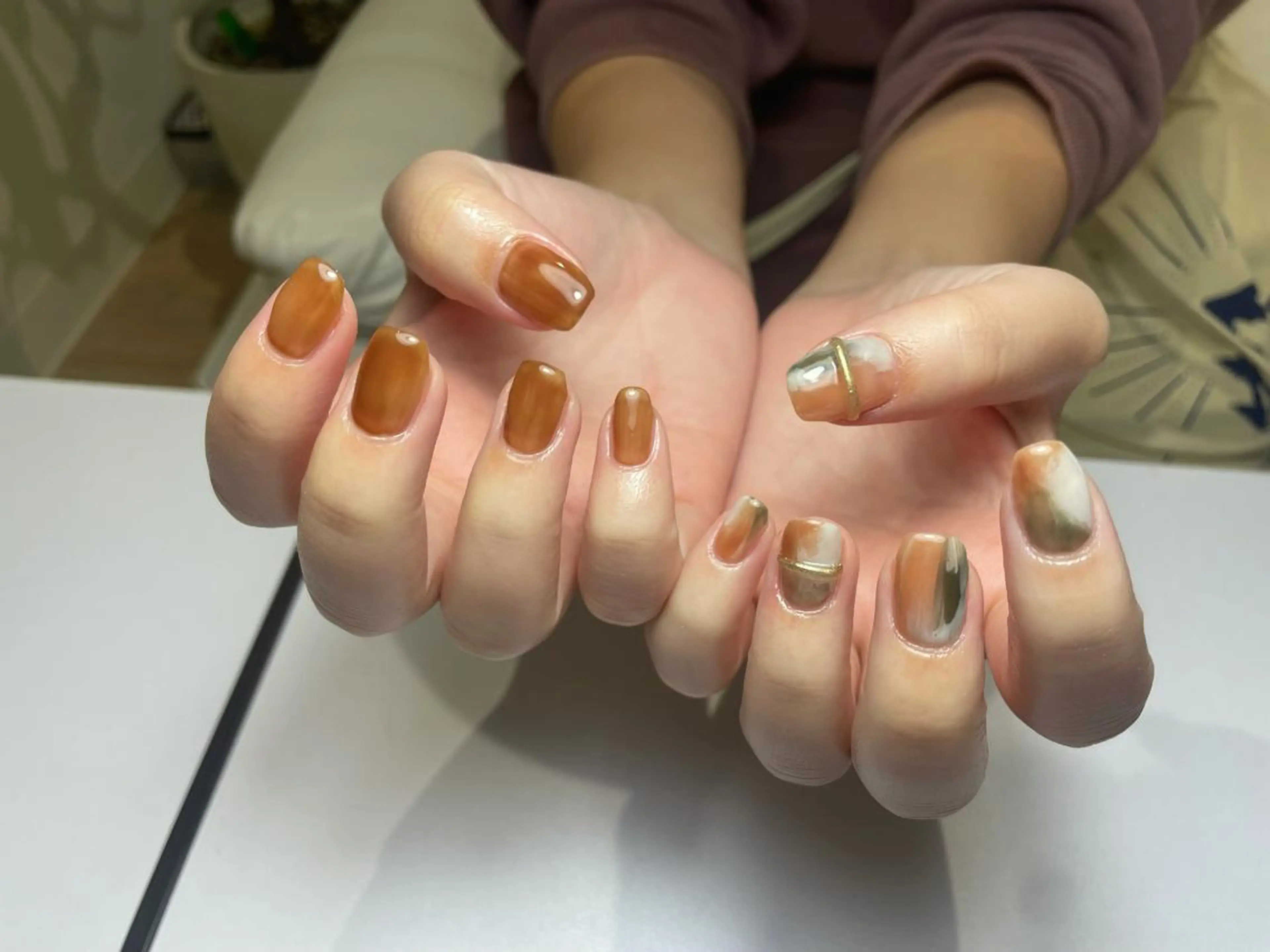 ネイル GO TODAY SHAiRE SALON  岡山店所属・SUE; タケウチのネイルデザイン