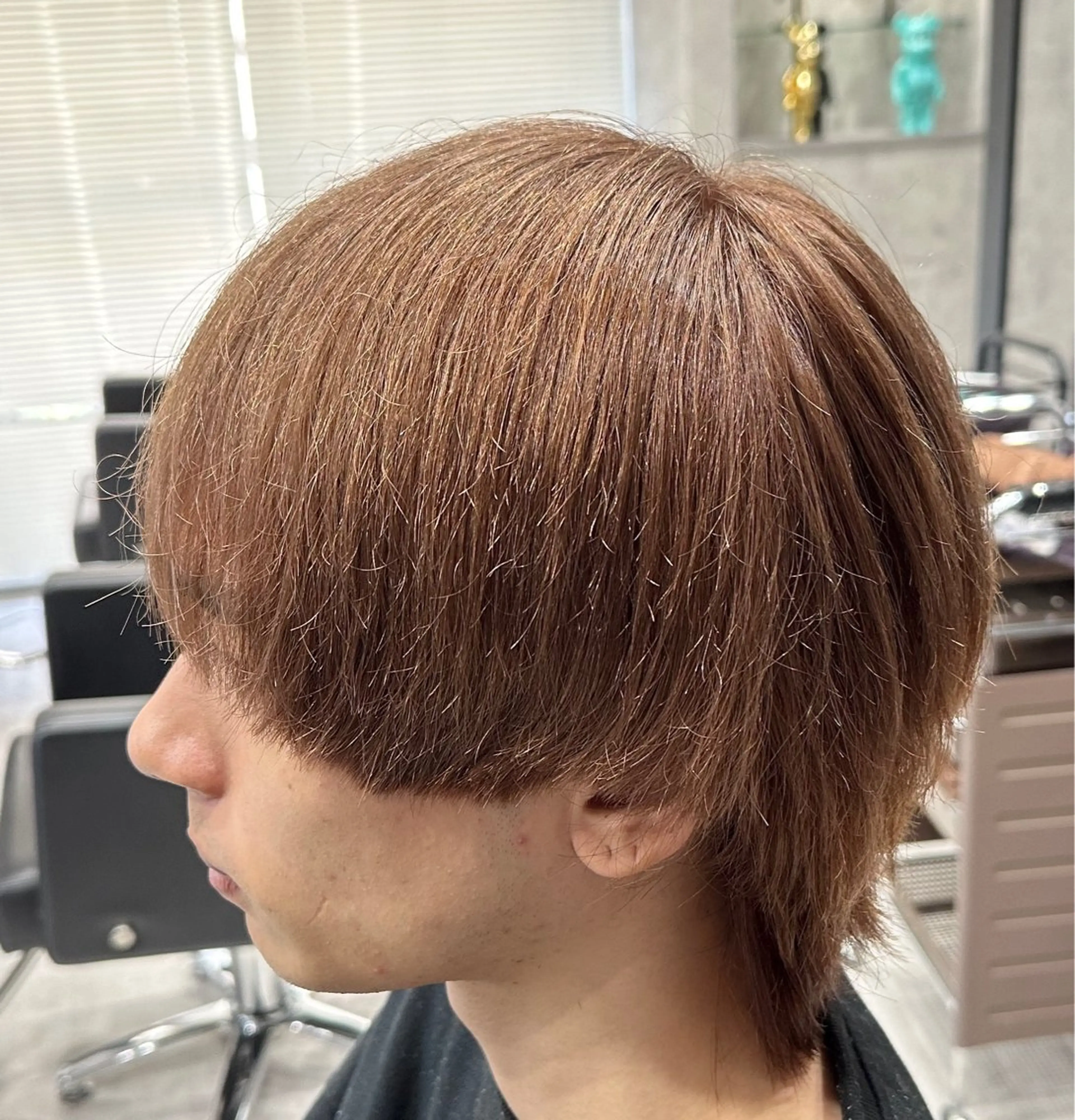 ショート カラー メンズ メンズブリーチ ブリーチ ブラウンカラー 透明感カラー カット ヘアカラー トリートメント ✨メンズ特化✨ サーフカール🏄‍♂のヘアスタイル