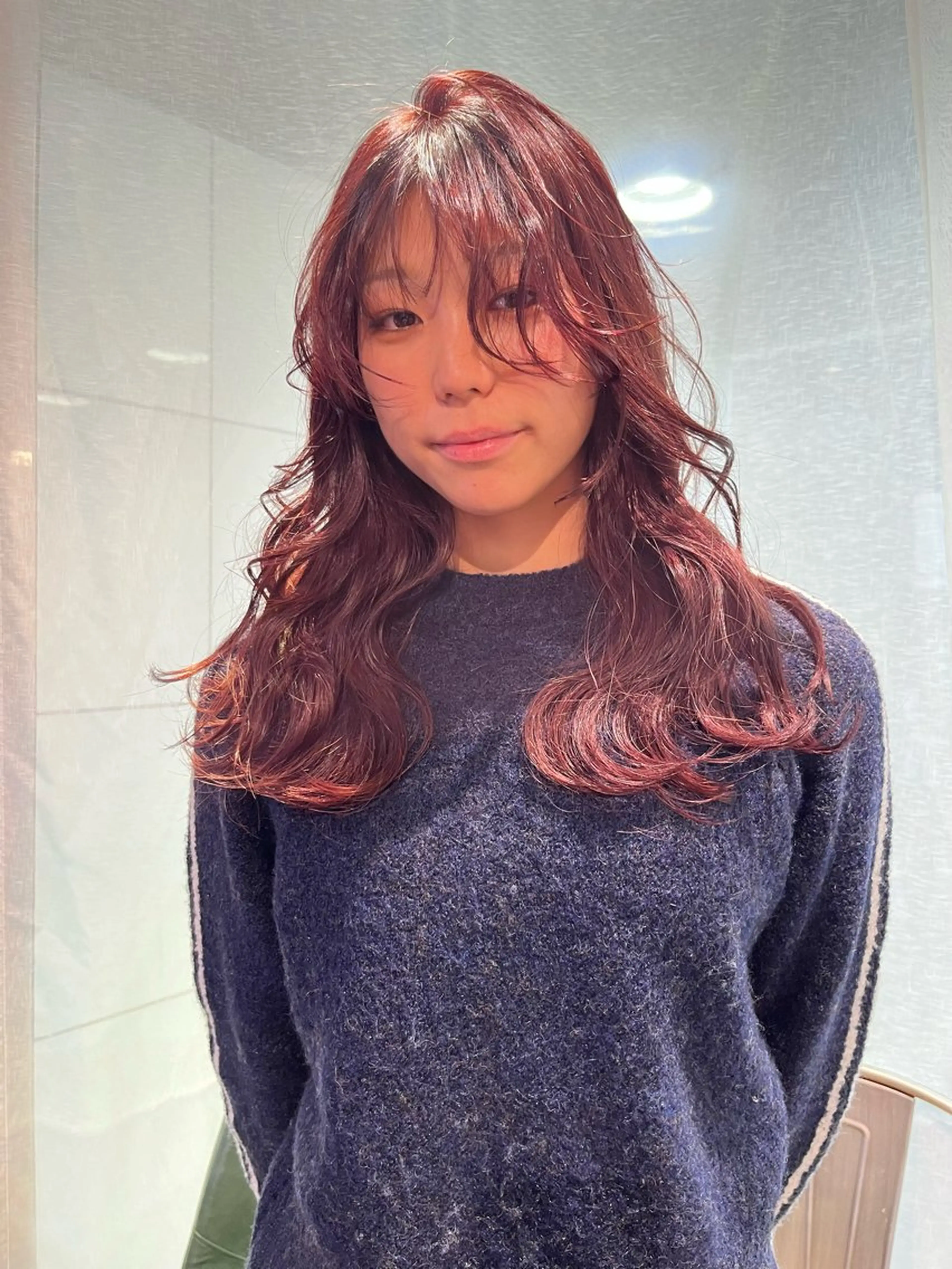 セミロング カラー ブリーチ ケアブリーチ ダブルカラー イルミナカラー 髪質改善 ヘアカラー 💖デザインカラー/ タダ ハナカ💖のヘアスタイル