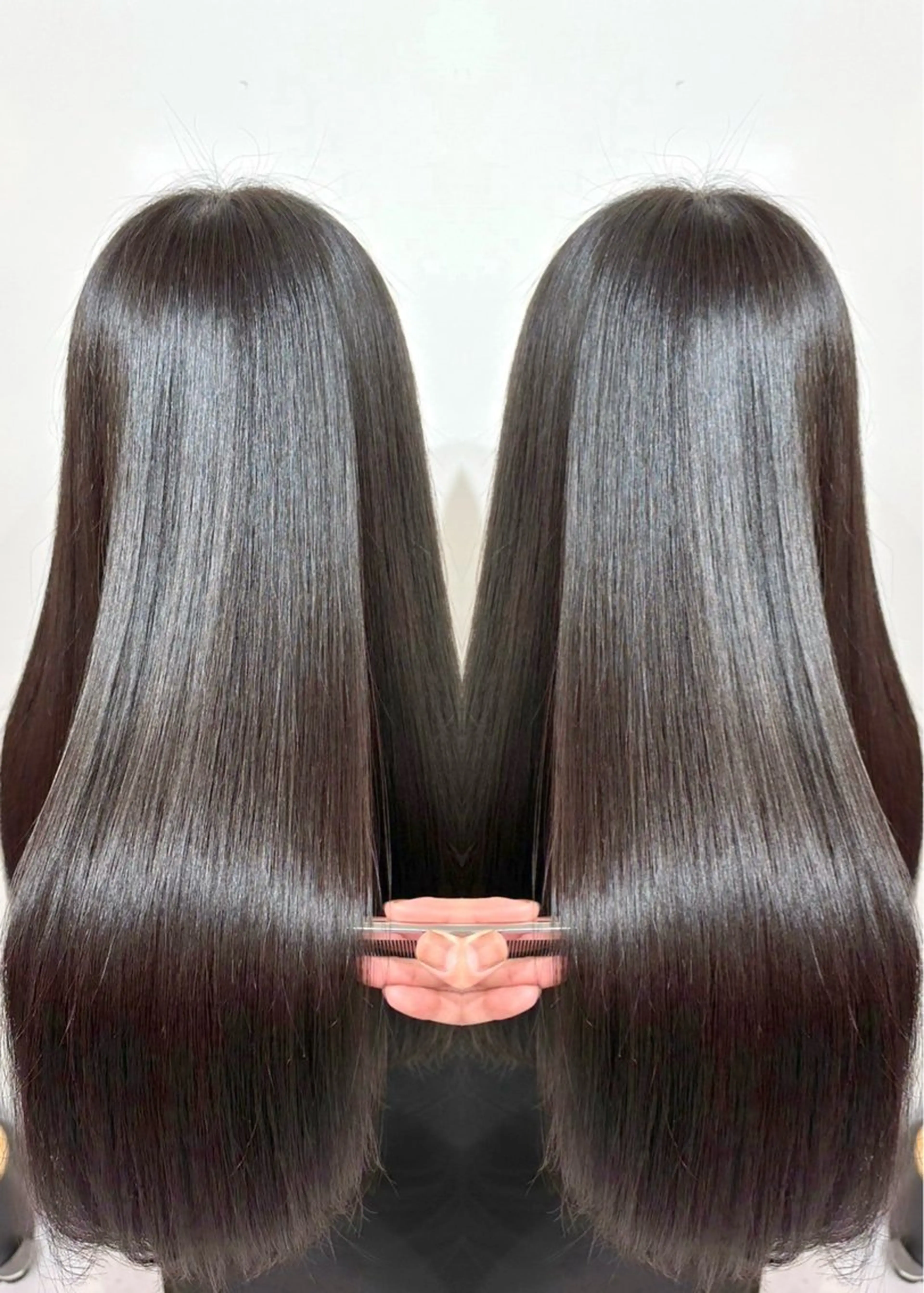 ロング カラー 髪質改善× ハイライト溝江のヘアスタイル