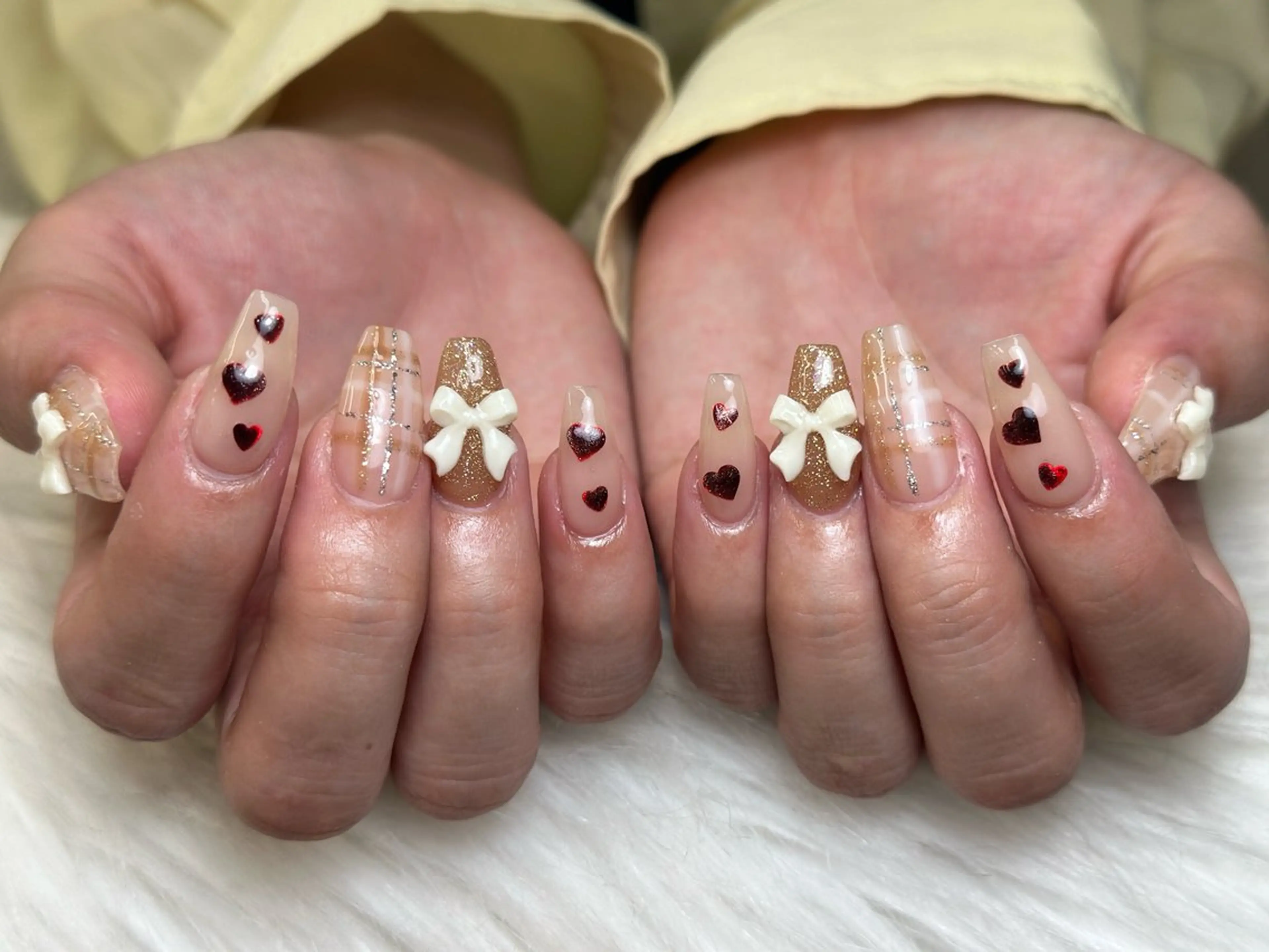 ネイル アートネイル ジェルネイル マグネットネイル ハンドネイル JennNail_ マオのネイルデザイン
