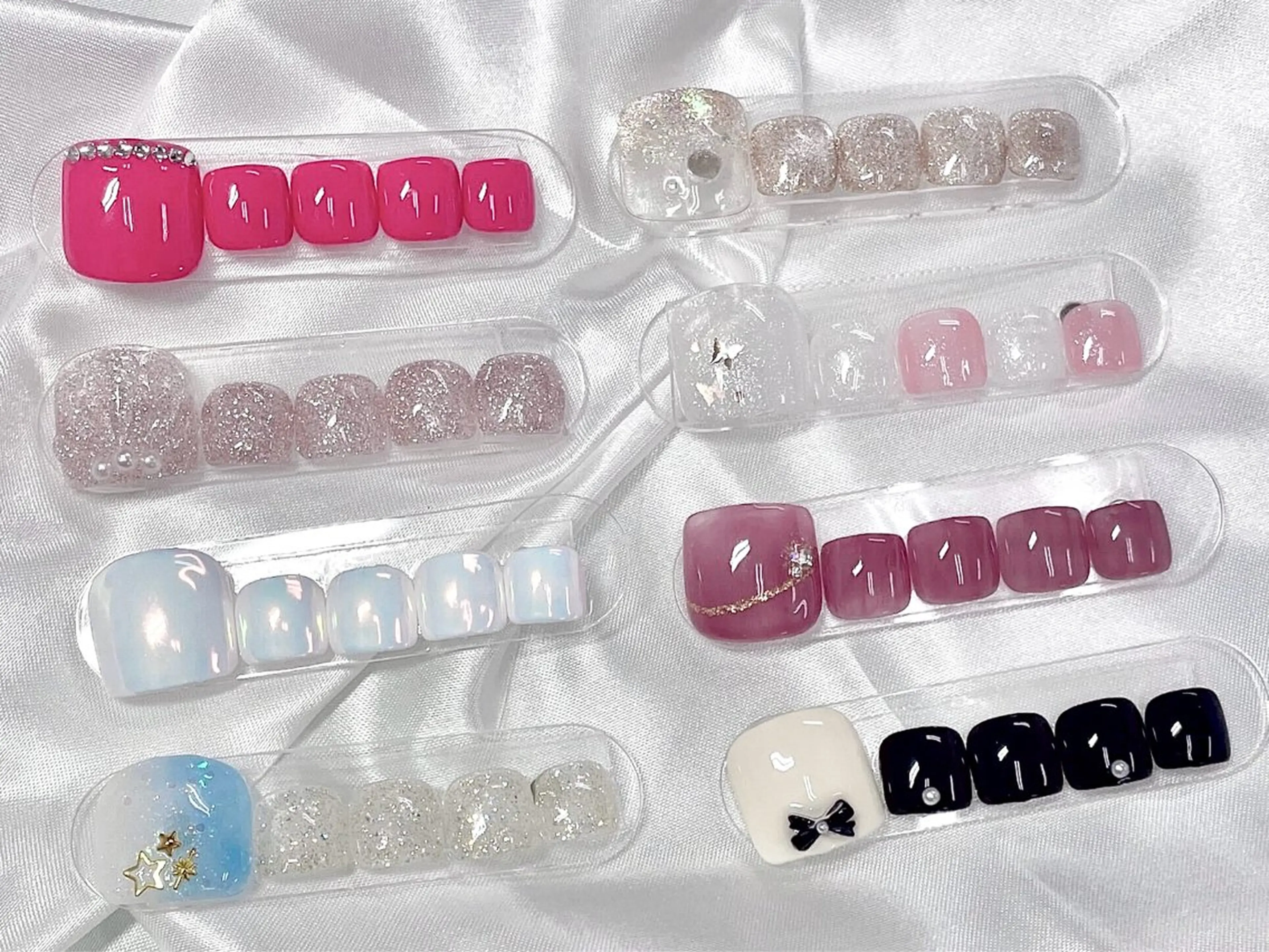 ネイル アートネイル フットネイル ジェルネイル マグネットネイル ニュアンスネイル フットネイル Nail Neige 錦糸町所属・Nail Neige🐈🌙のネイルデザイン