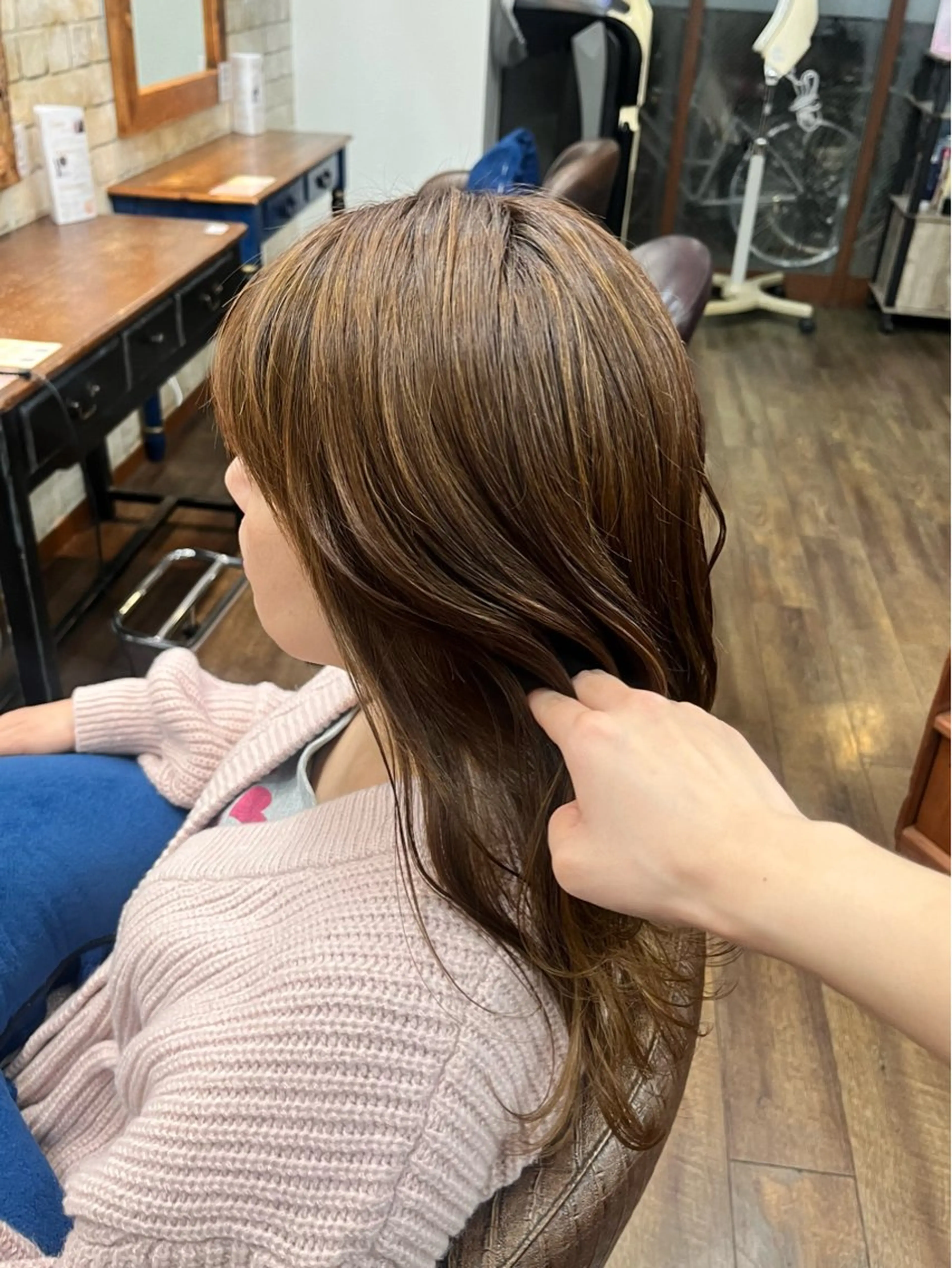 ロング カラー カット ヘアカラー トリートメント 💠西山果琳💠 マツパモデル募集のヘアスタイル